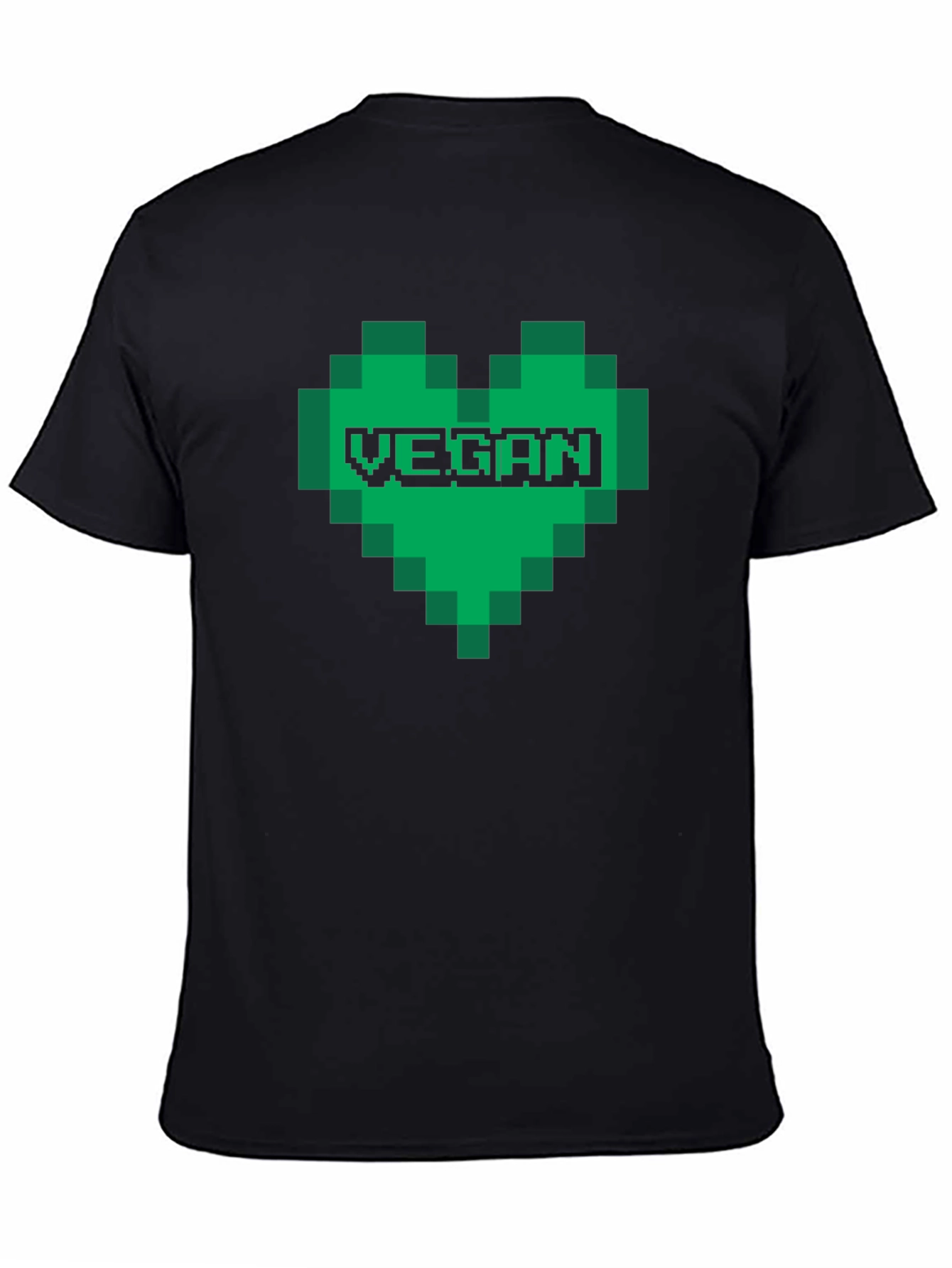 Vegan Pixel Heart T-Shirt