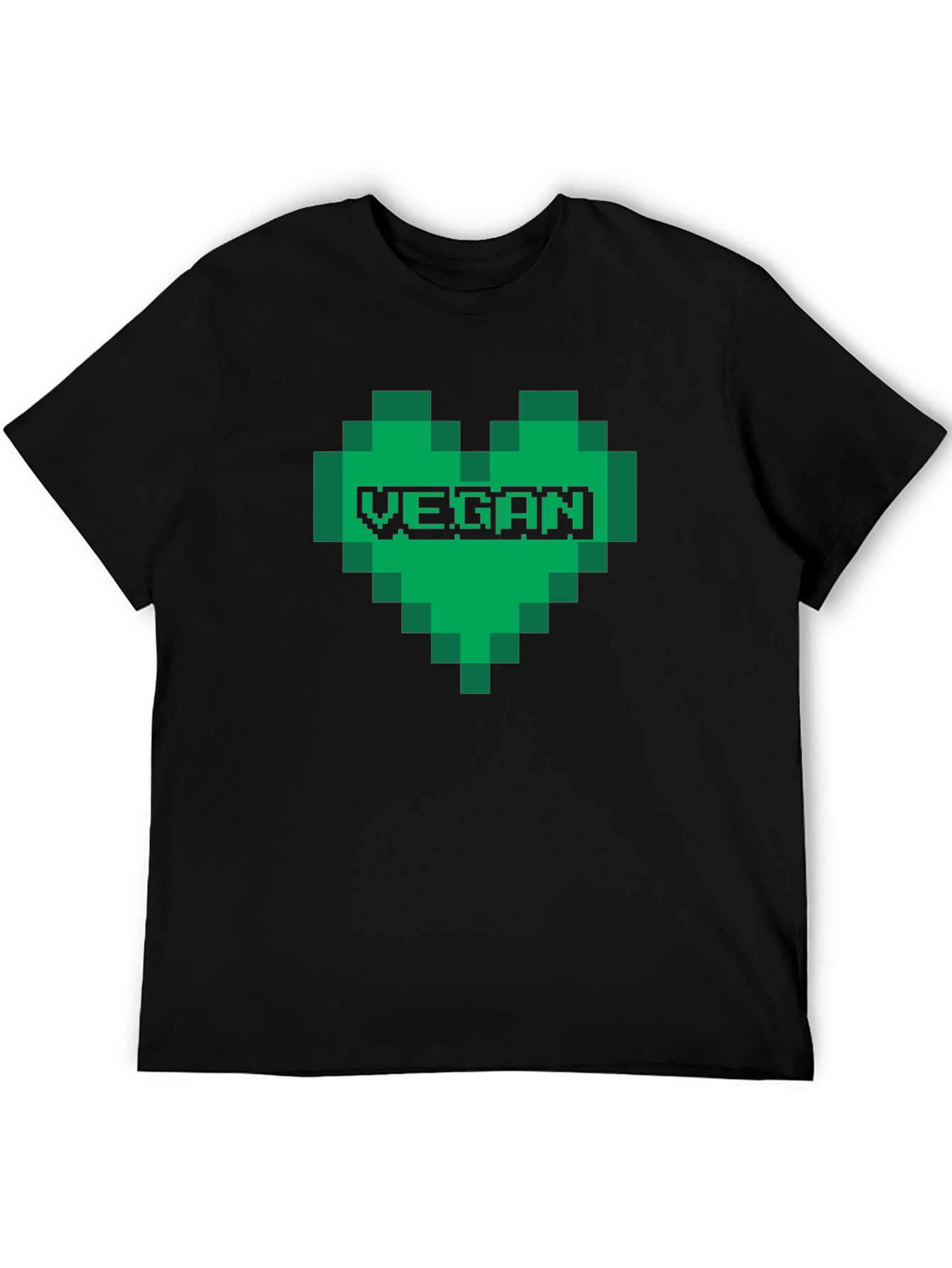 Vegan Pixel Heart T-Shirt