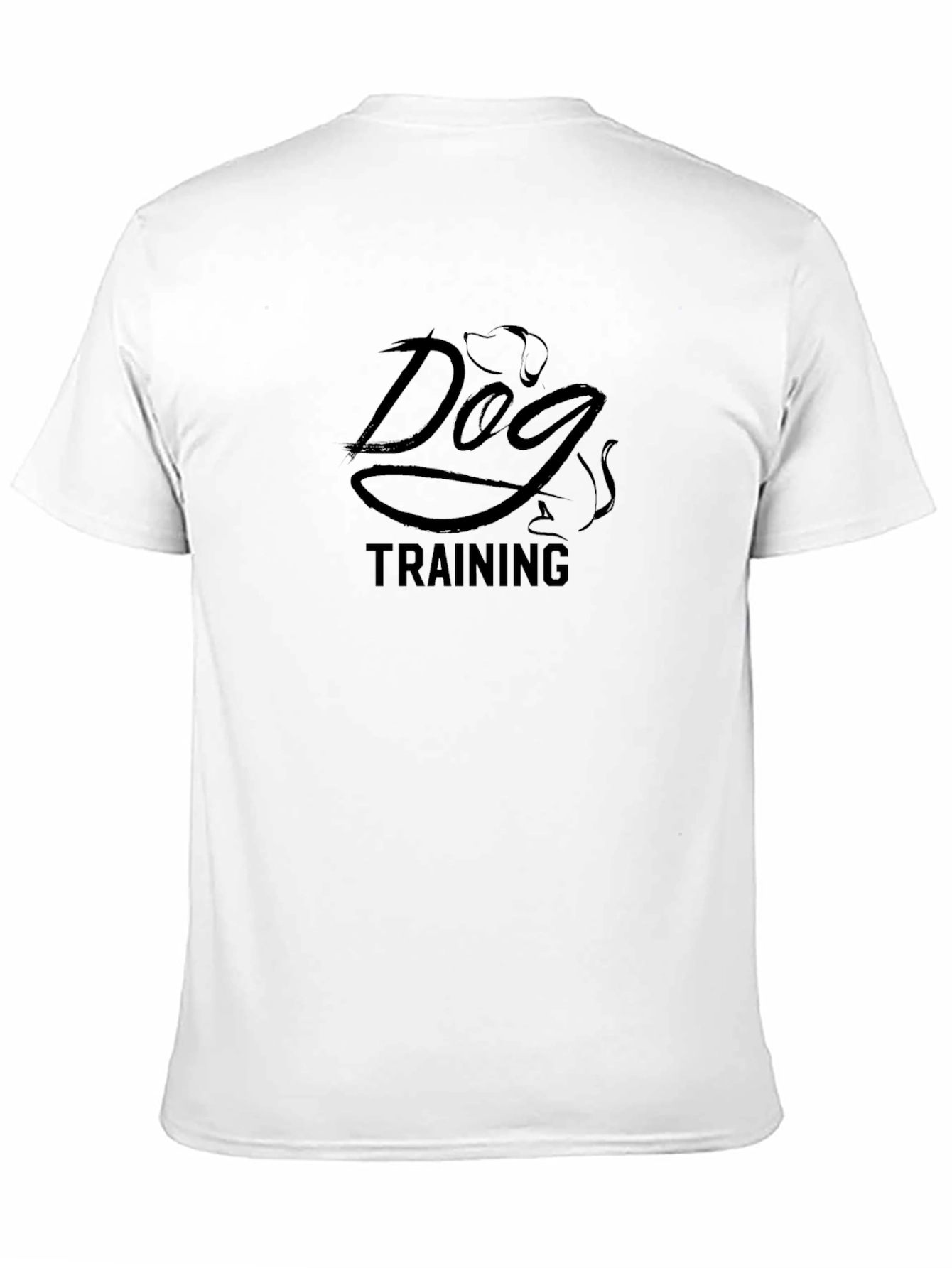 Dog Training Graphic T-Shirt - Black