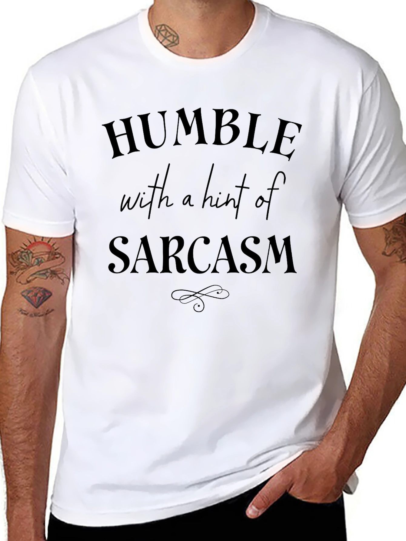 Humble Sarcasm Graphic T-Shirt