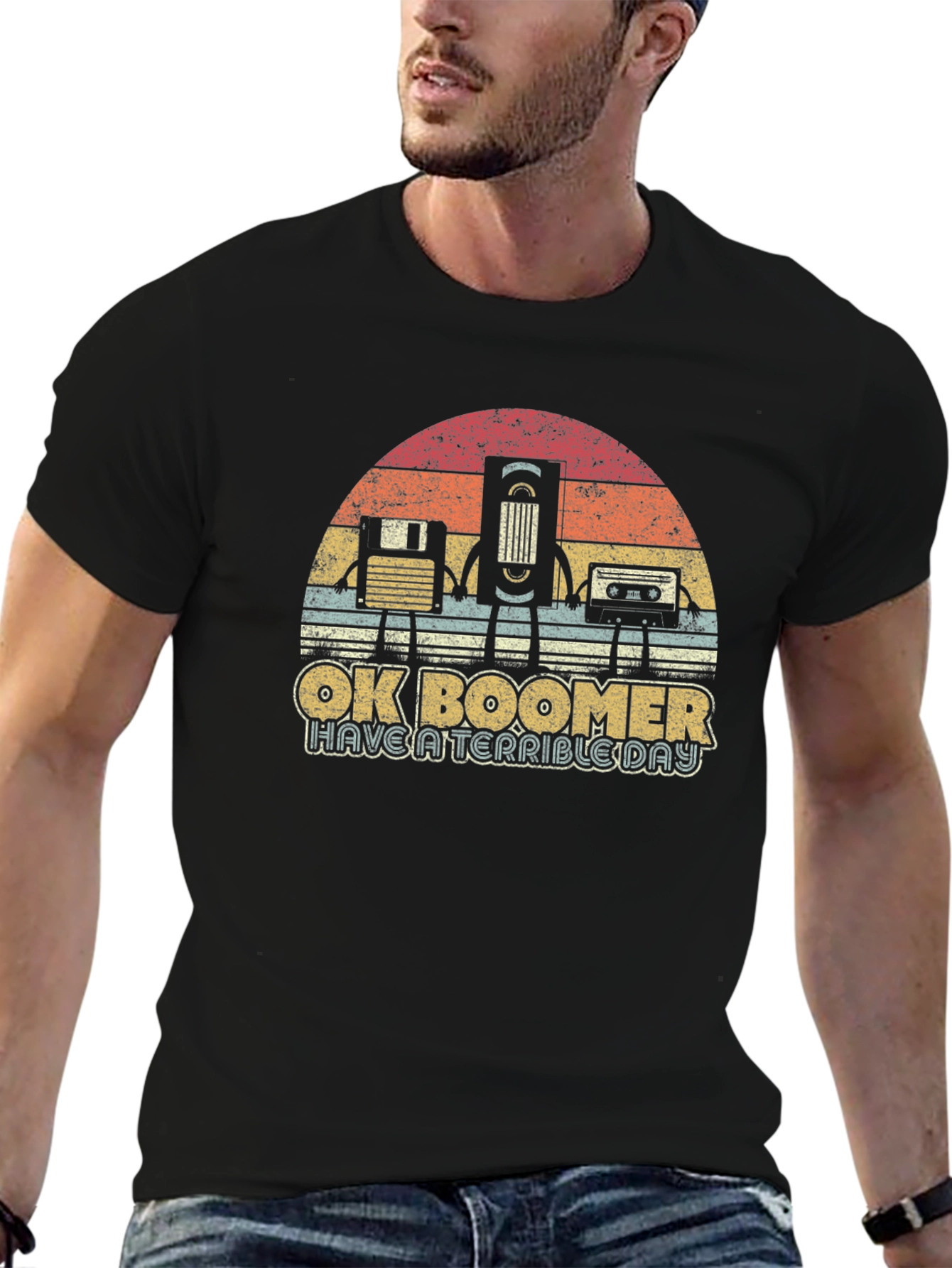 Retro Ok Boomer Graphic Tee
