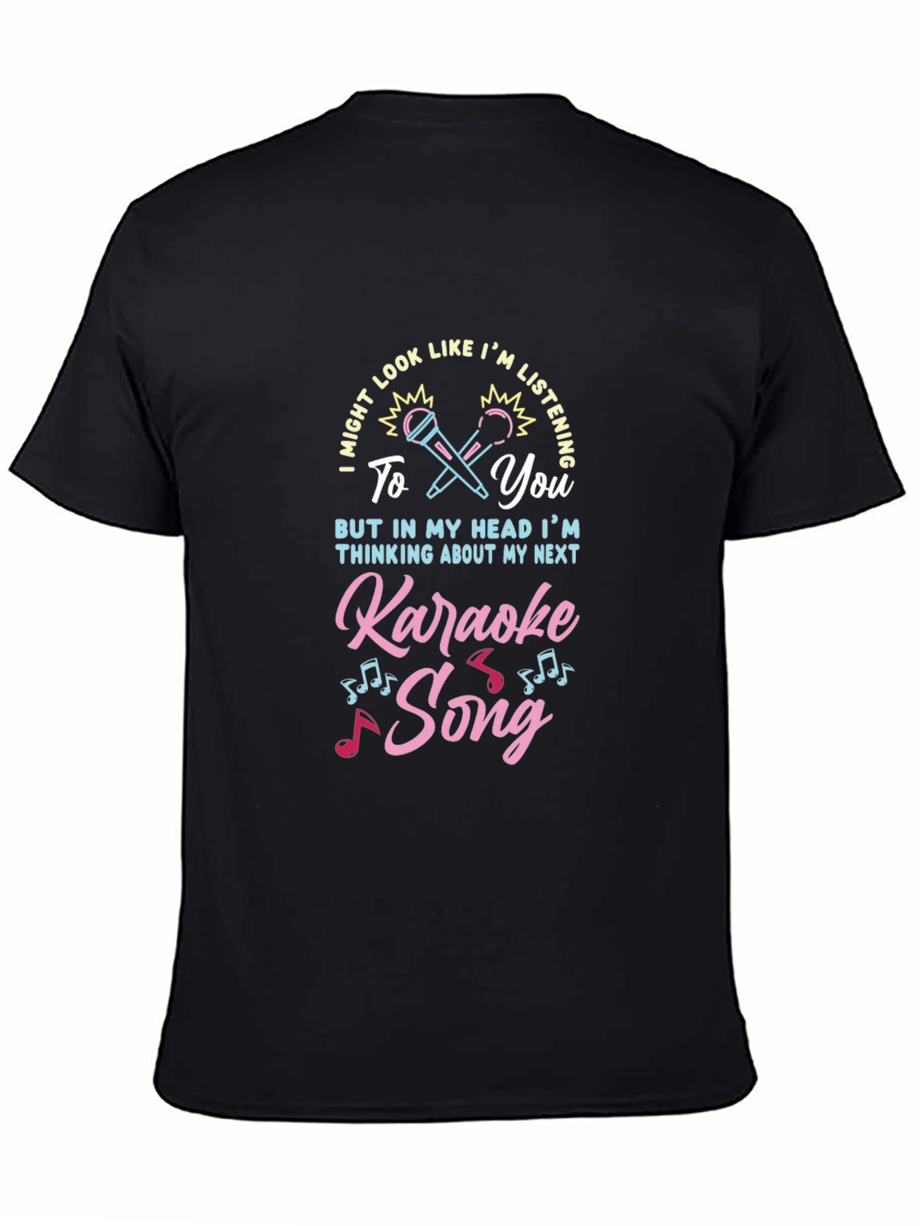 Karaoke Song T-Shirt - Music Lover Tee