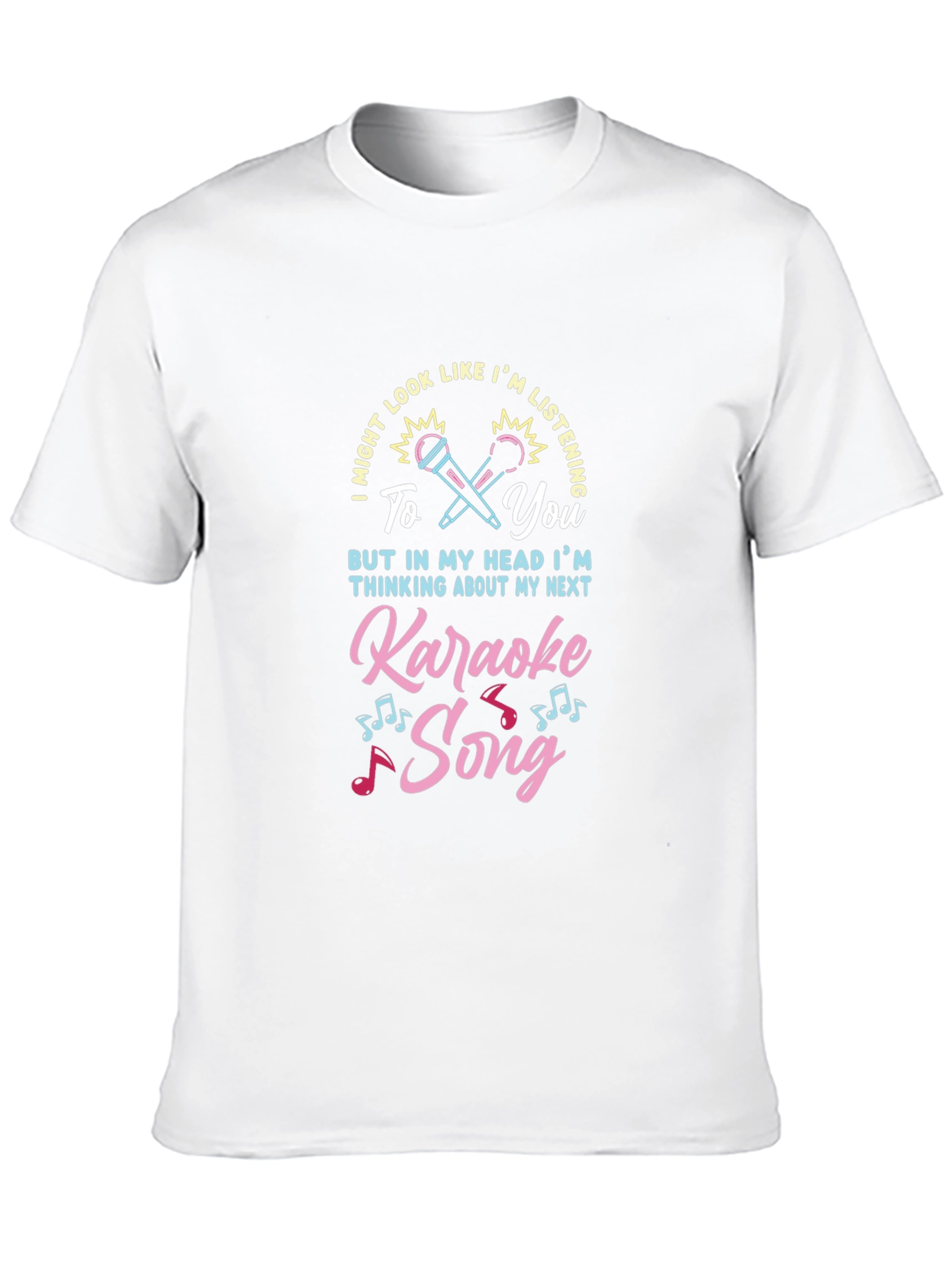 Karaoke Song T-Shirt - Music Lover Tee