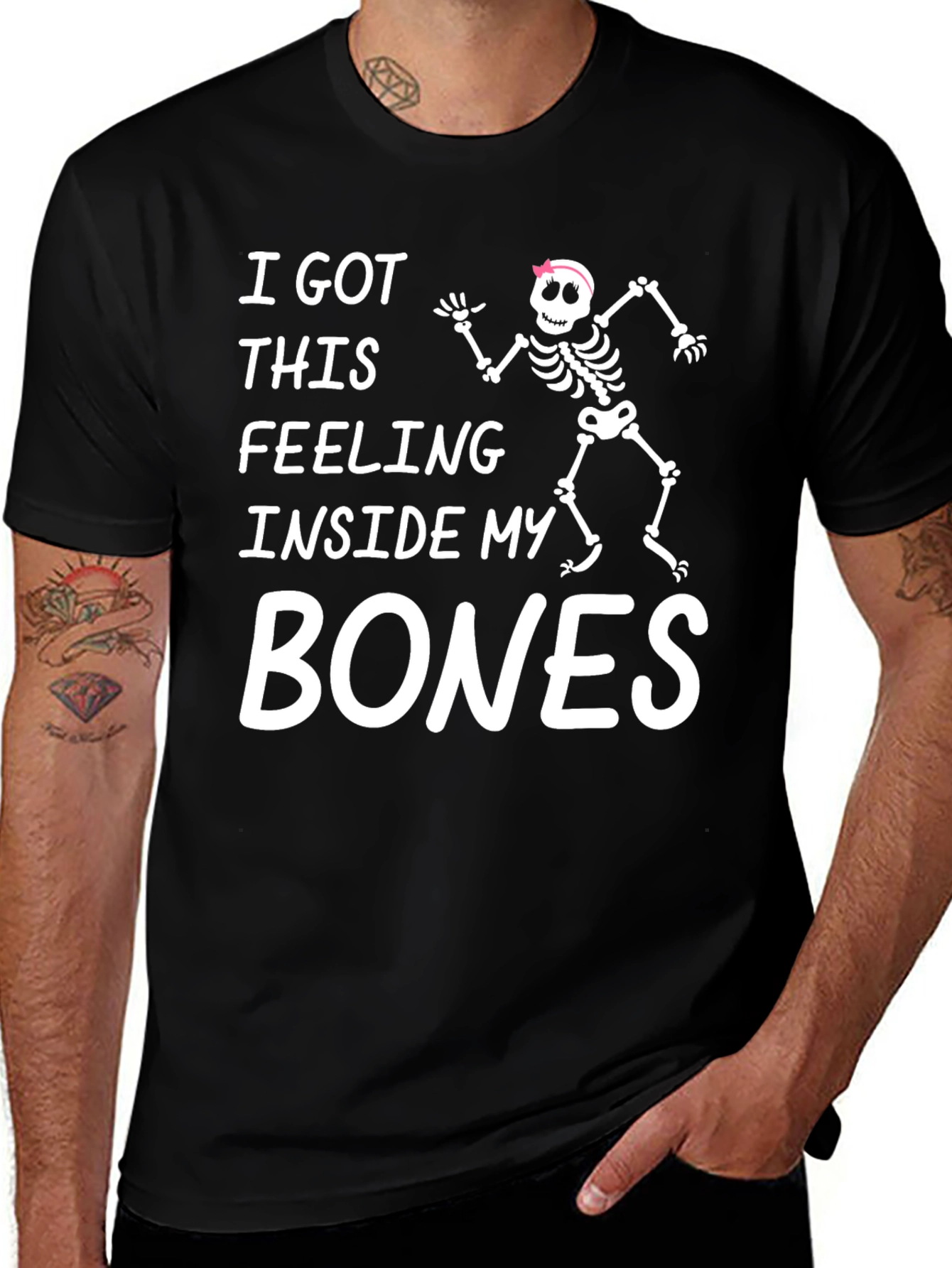 Feeling Inside My Bones Skeleton T-Shirt