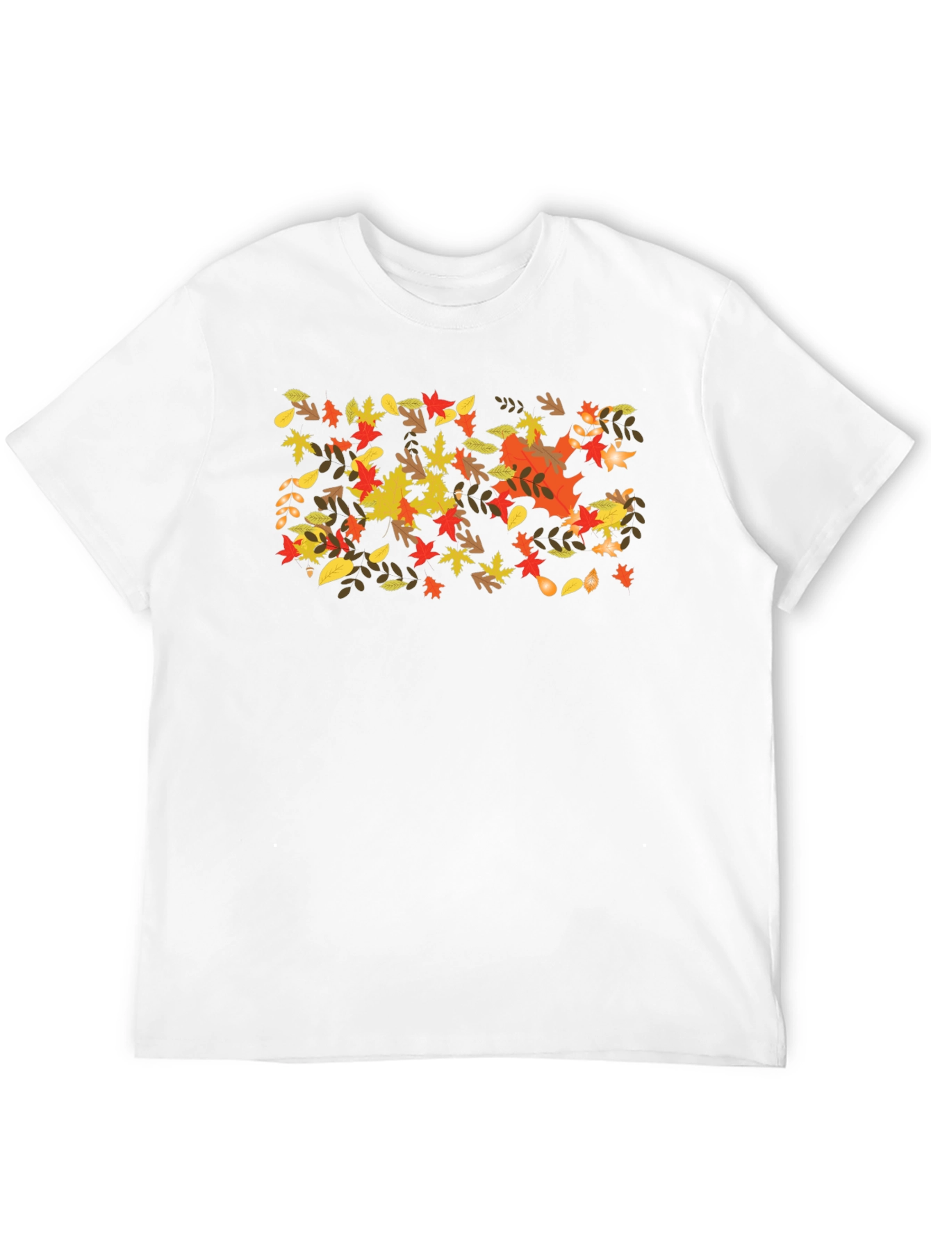 Autumn Leaves Graphic Tee - Fall Season Style