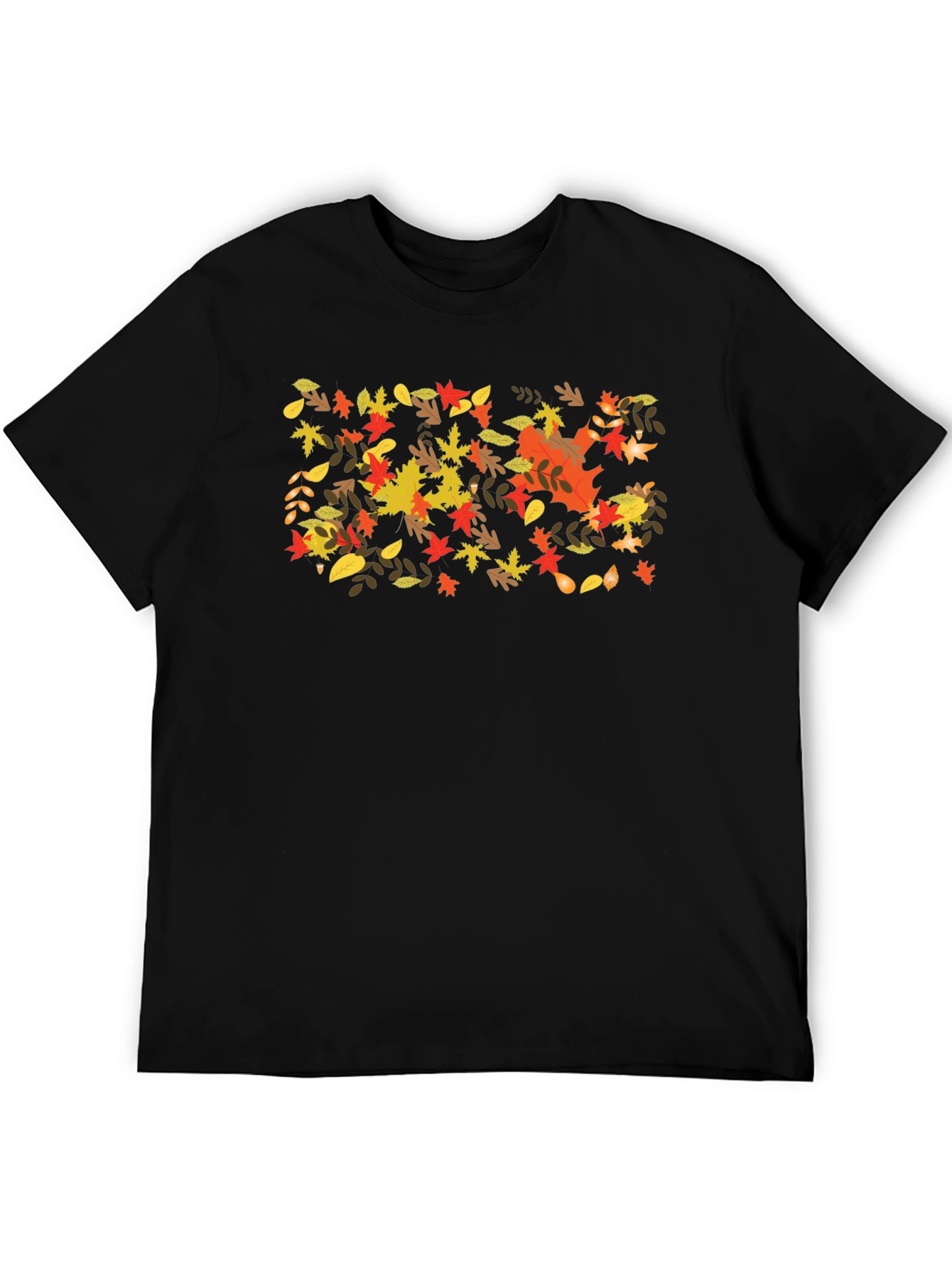 Autumn Leaves Graphic Tee - Fall Season Style