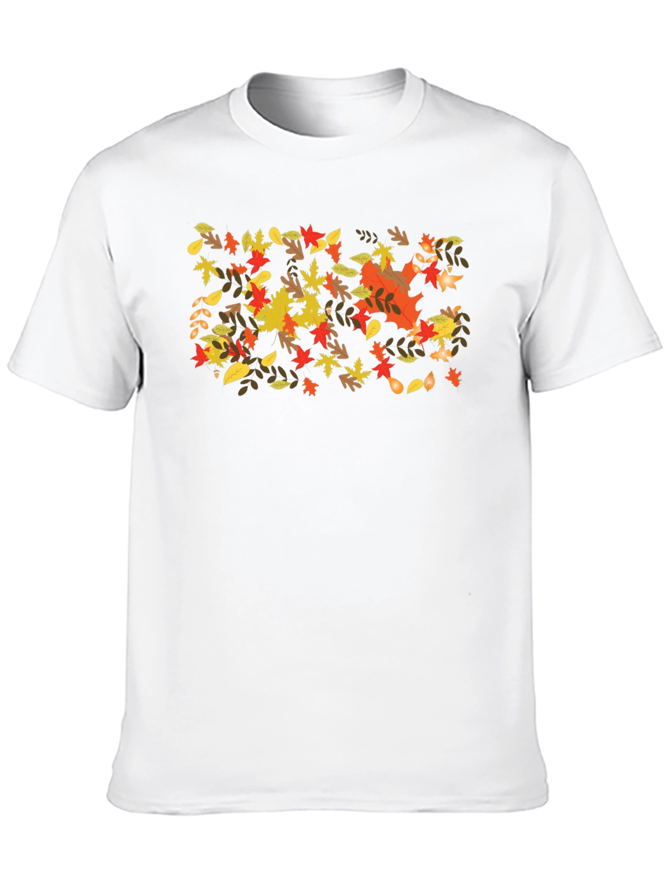 Autumn Leaves Graphic Tee - Fall Season Style