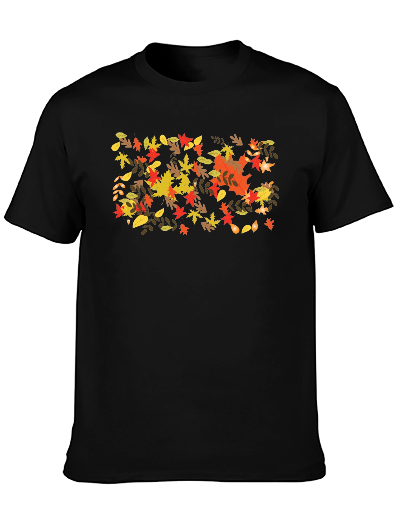Autumn Leaves Graphic Tee - Fall Season Style