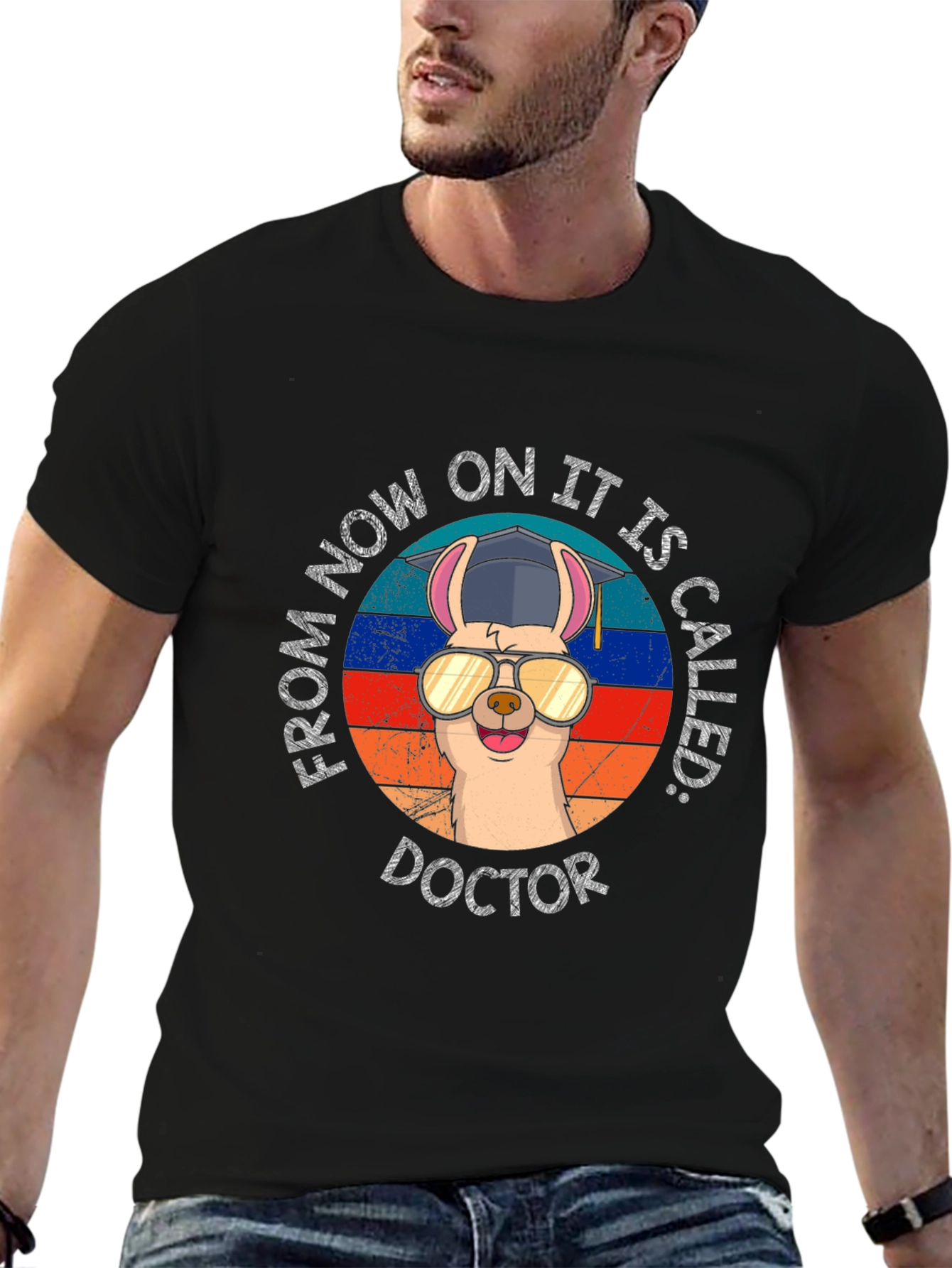 Doctor Llama T-Shirt - Graduation Gift