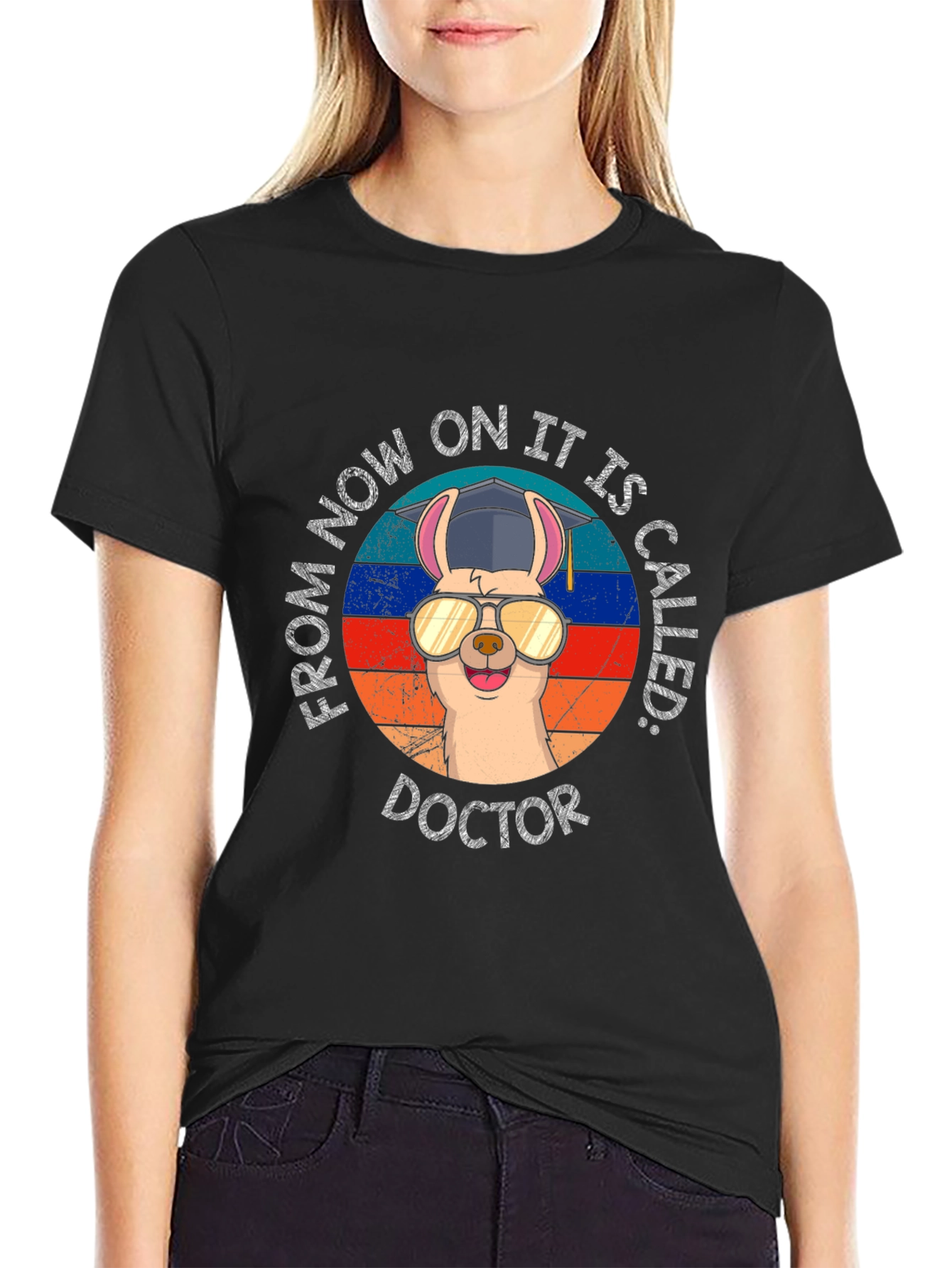 Doctor Llama T-Shirt - Graduation Gift