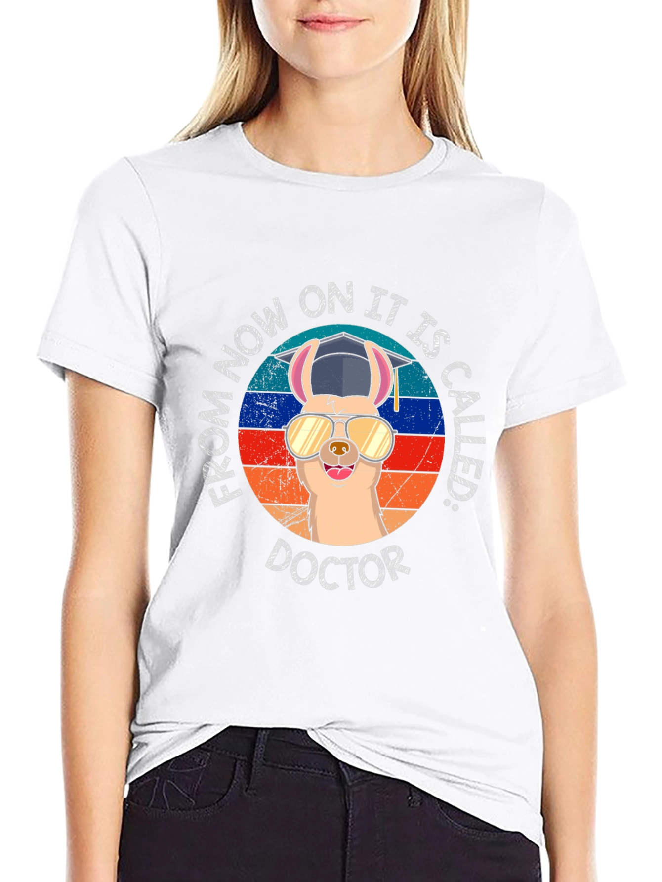 Doctor Llama T-Shirt - Graduation Gift