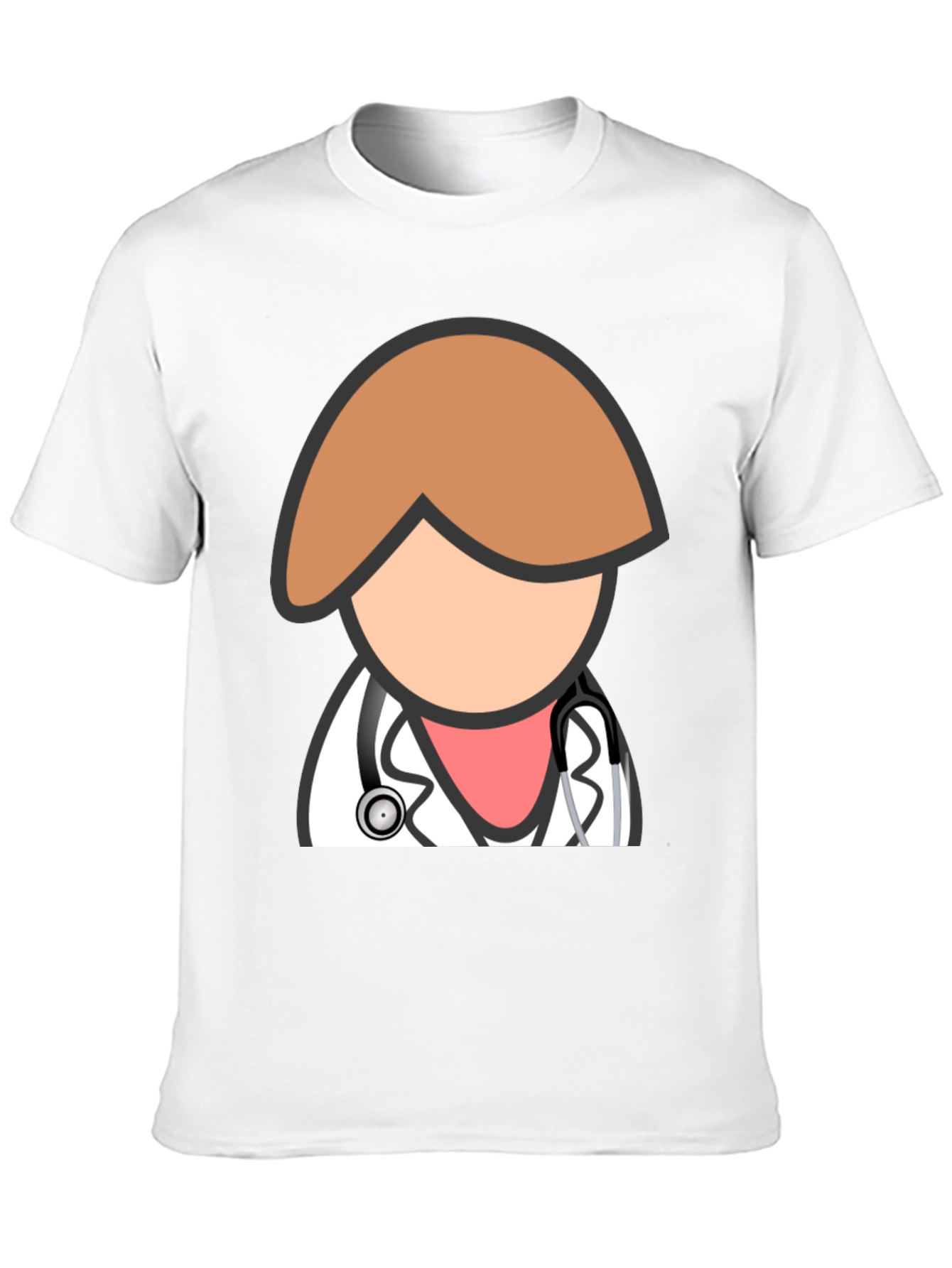 Doctor Graphic T-Shirt - Black Cotton Blend Tee