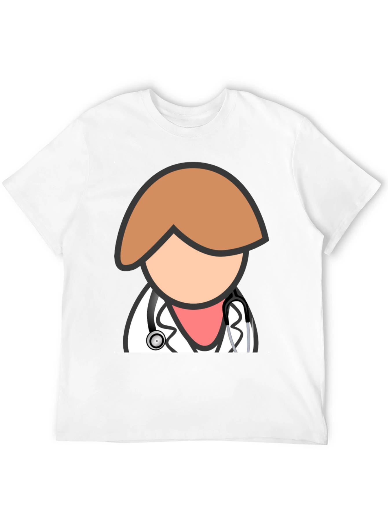 Doctor Graphic T-Shirt - Black Cotton Blend Tee
