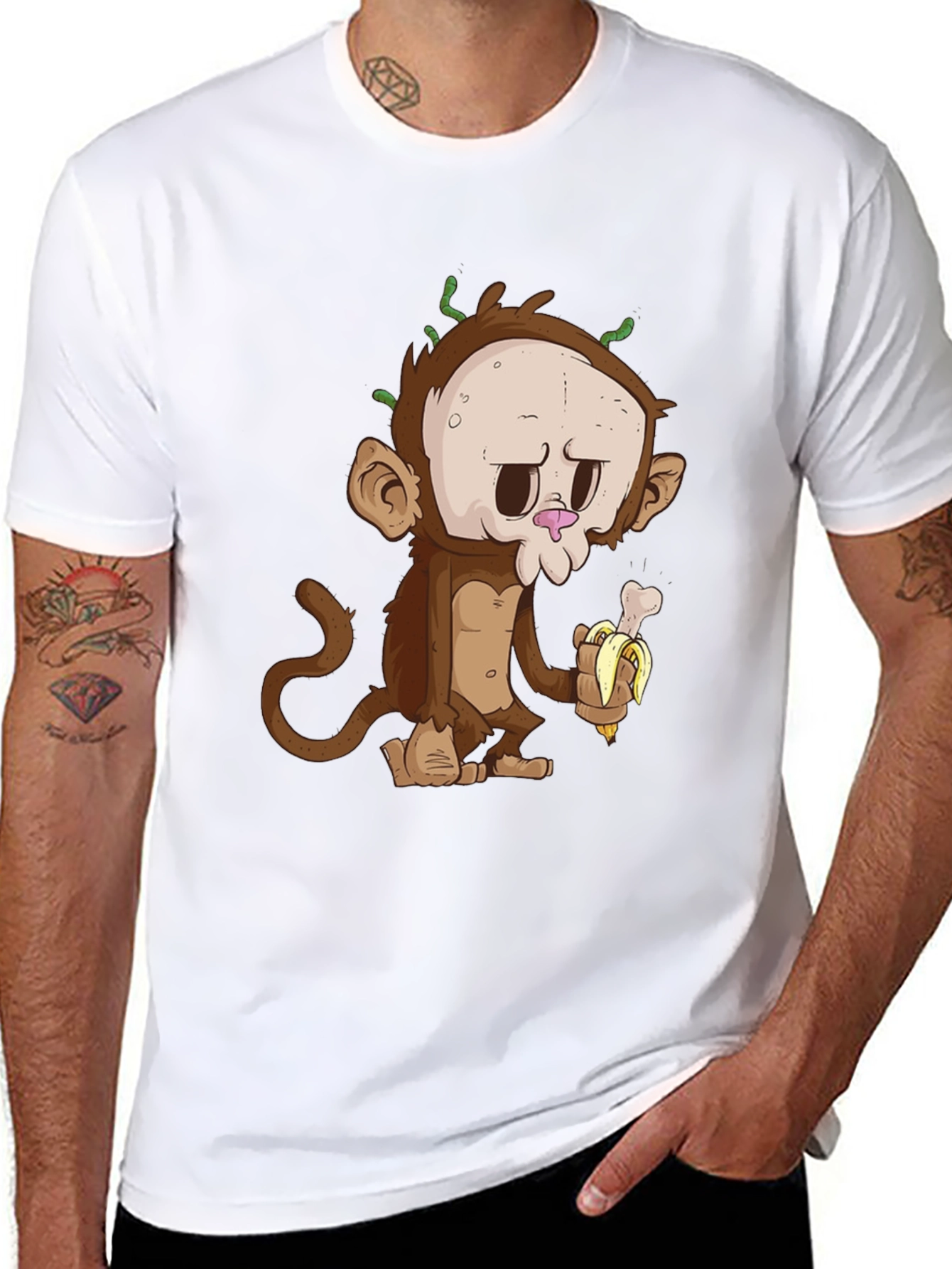 Monkey Bone Banana Graphic T-Shirt