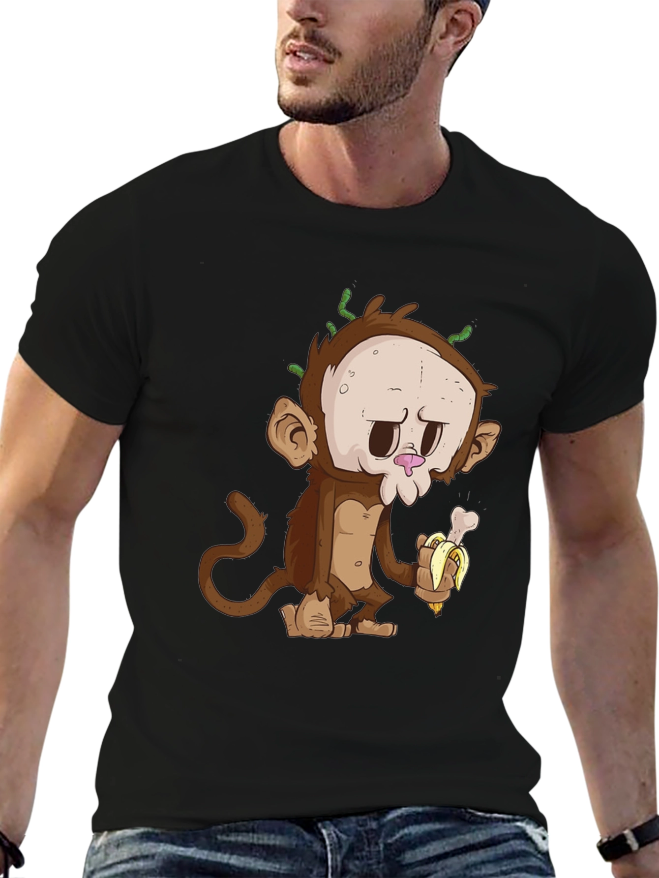 Monkey Bone Banana Graphic T-Shirt