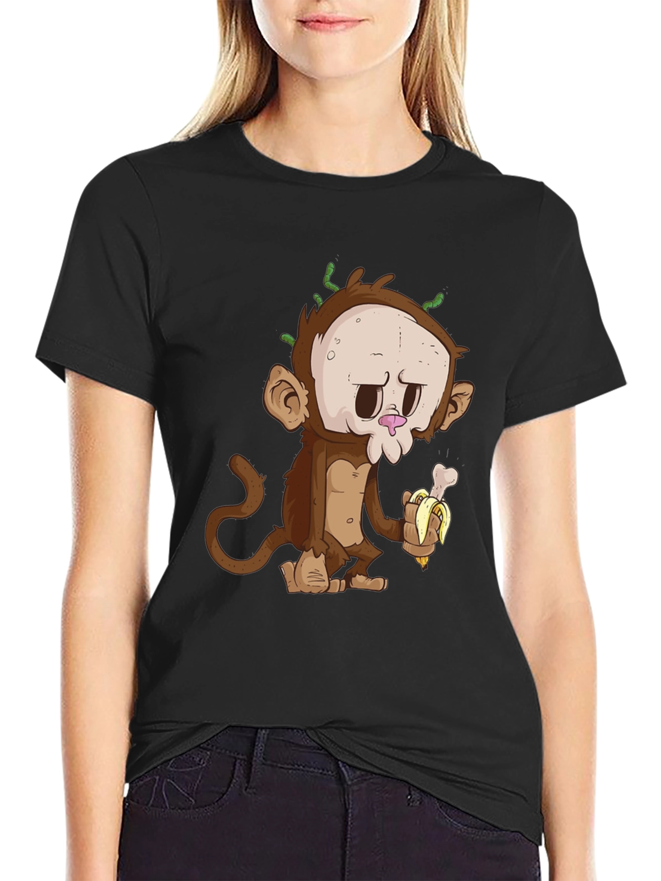 Monkey Bone Banana Graphic T-Shirt