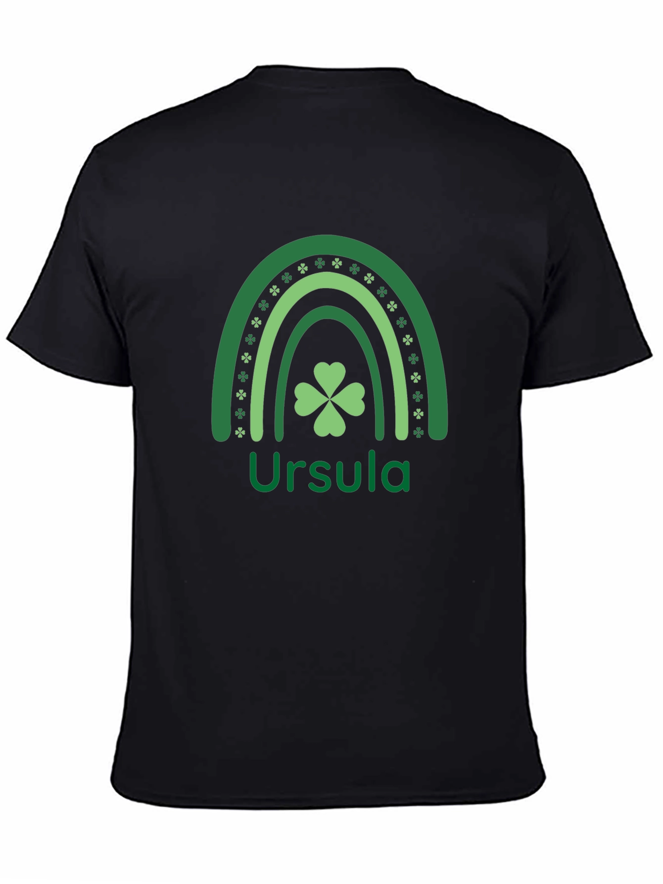St. Patricks Day Ursula Rainbow Shamrock T-Shirt