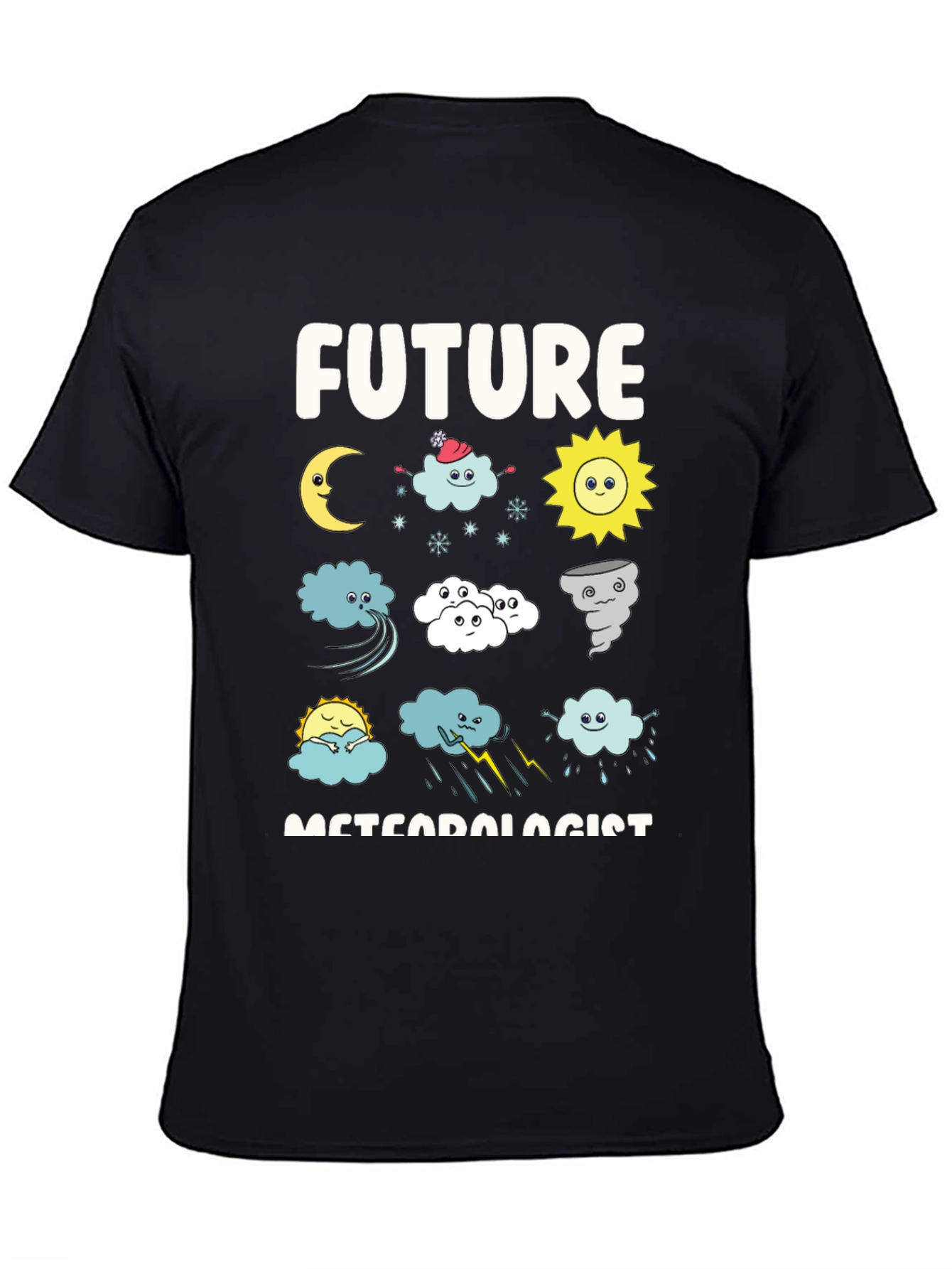 Future Meteorologist T-Shirt - Weather Pattern Design