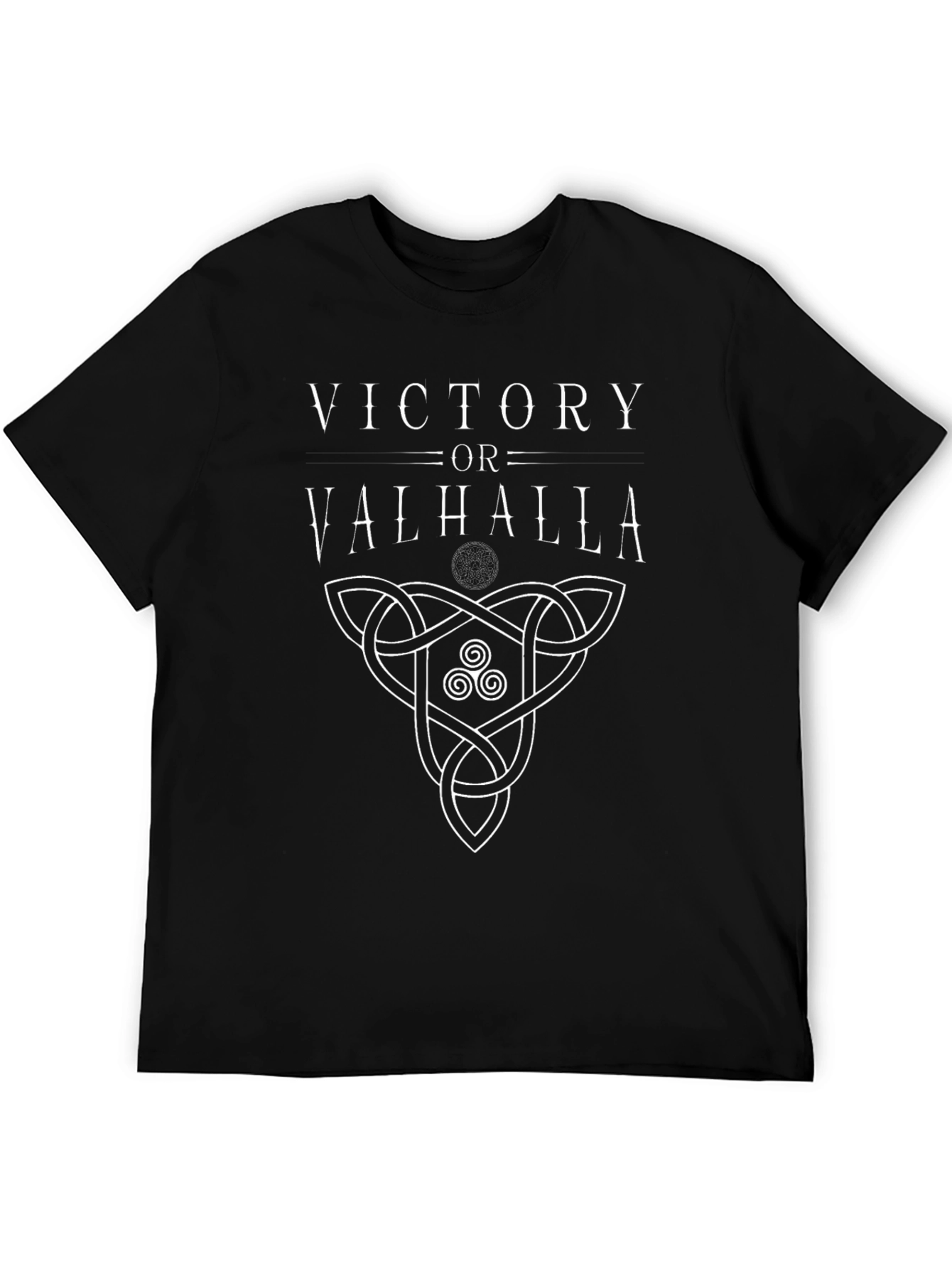 Victory or Valhalla Viking Graphic T-Shirt