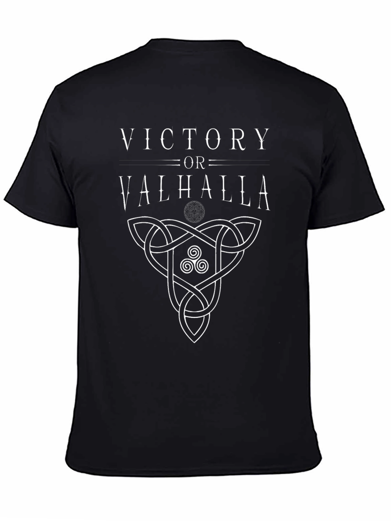 Victory or Valhalla Viking Graphic T-Shirt