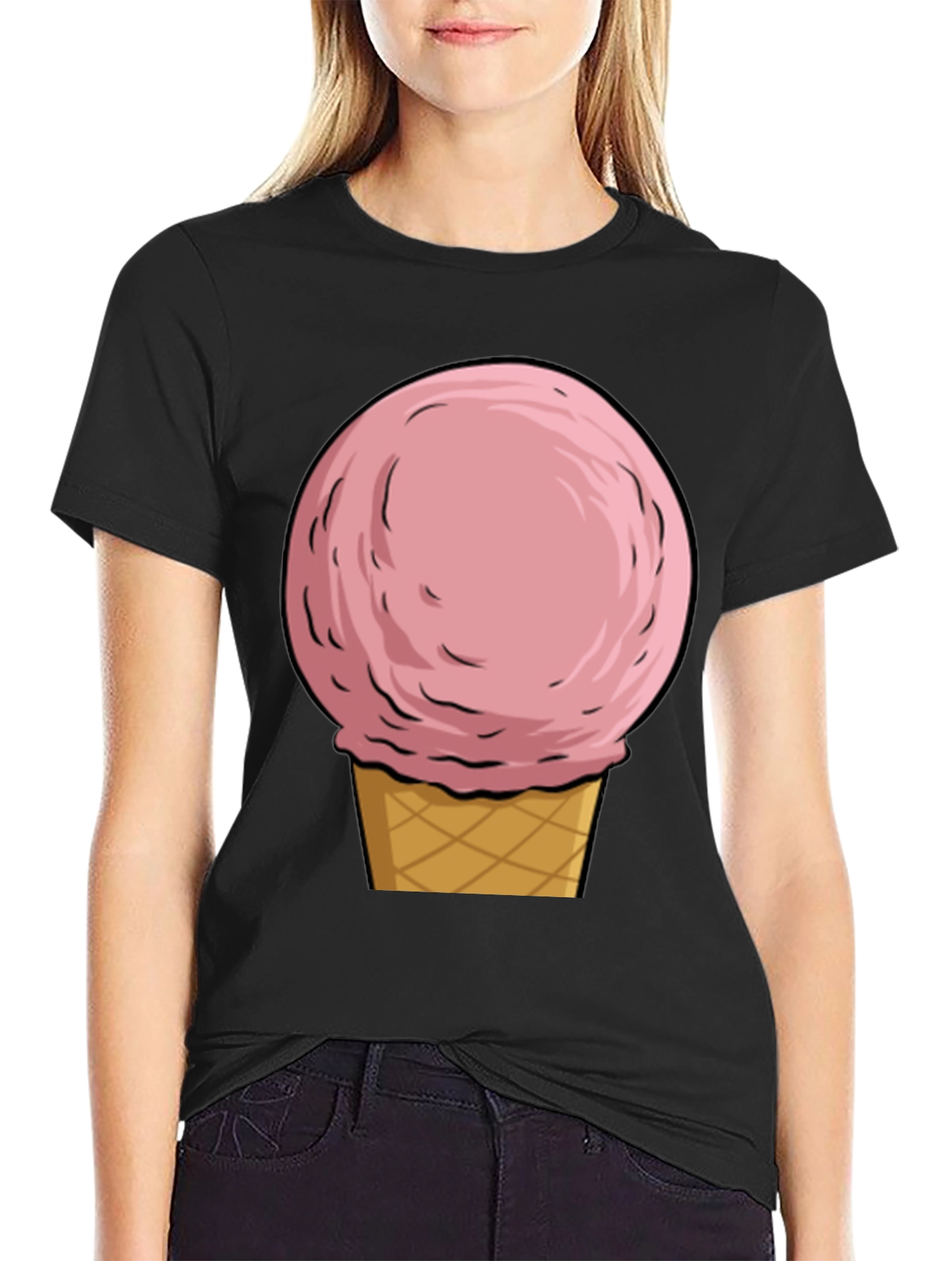 Ice Cream Graphic Tee - Summer Fun