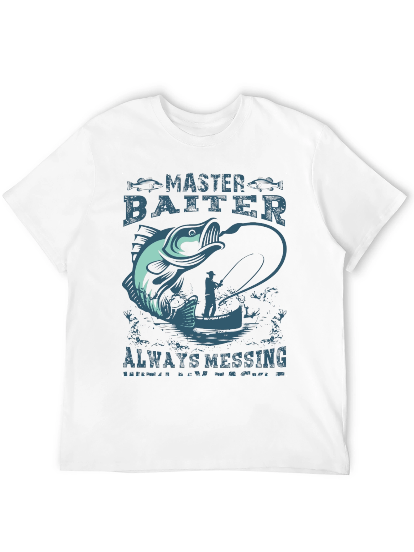 Master Baiter Funny Fishing T-Shirt for Anglers