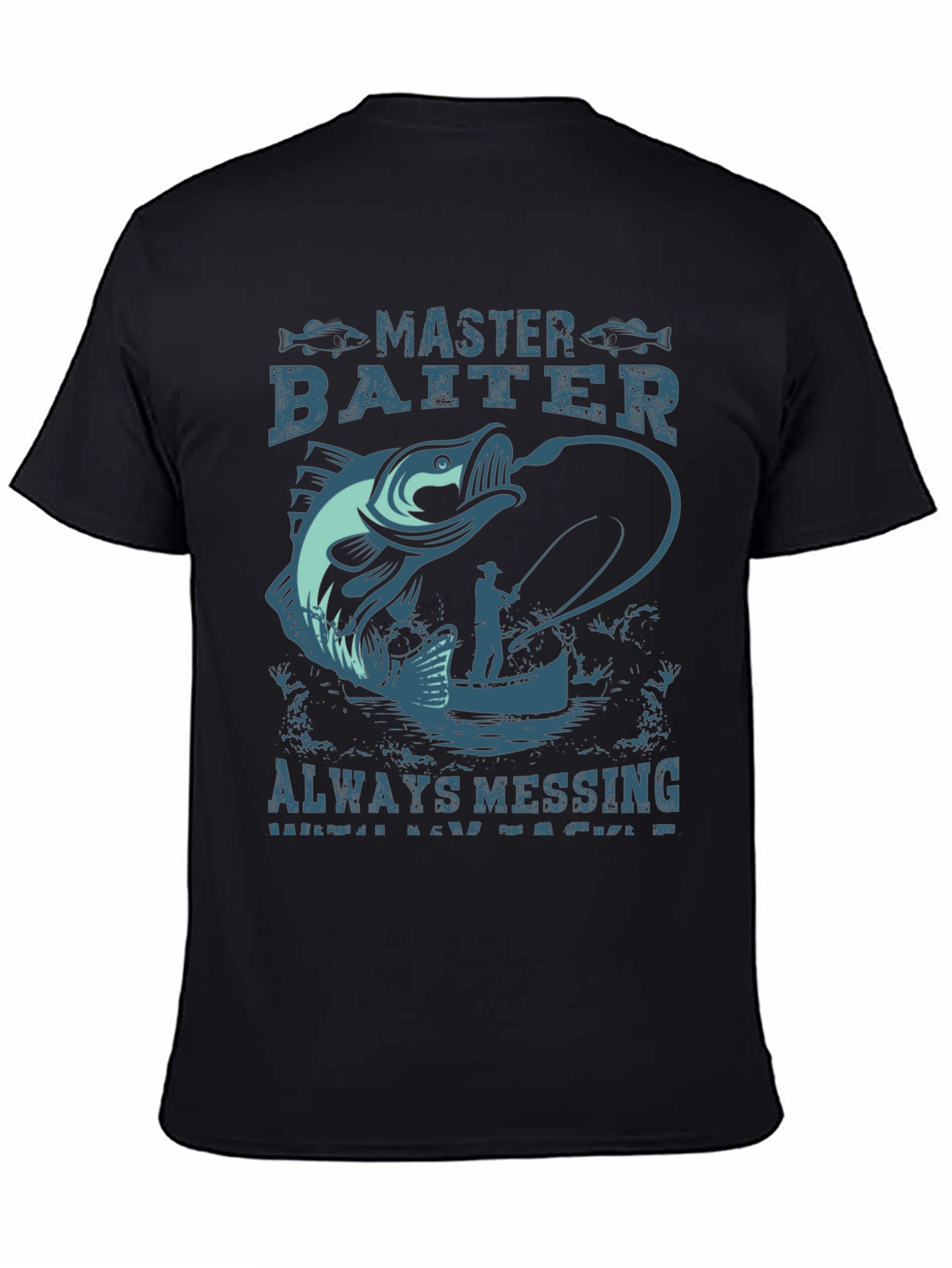 Master Baiter Funny Fishing T-Shirt for Anglers