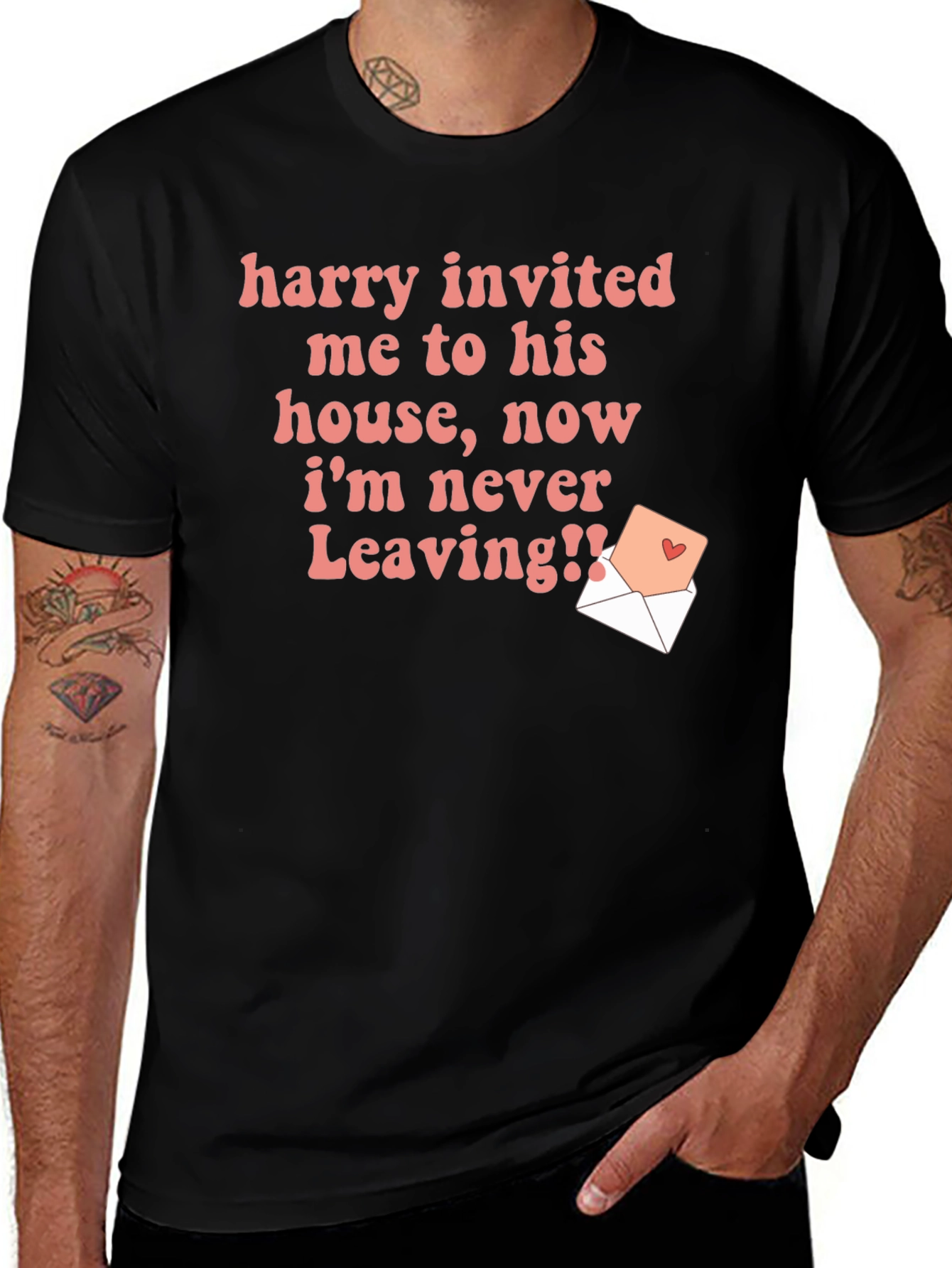 Harry Invited Me T-Shirt Funny Novelty Tee