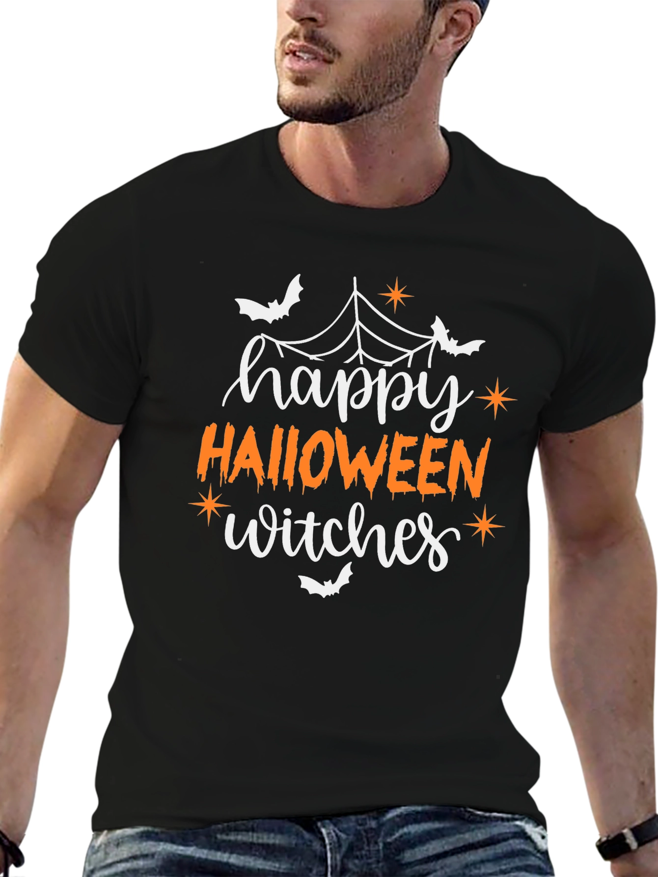Happy Halloween Witches Graphic Tee