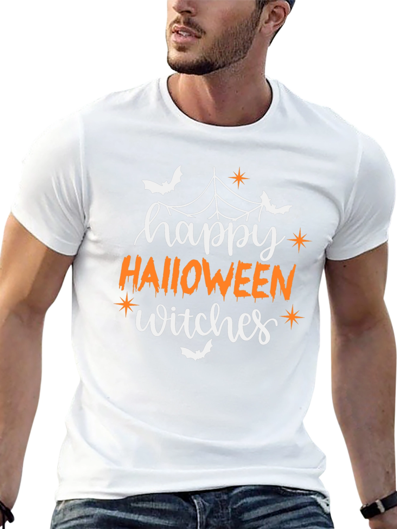 Happy Halloween Witches Graphic Tee