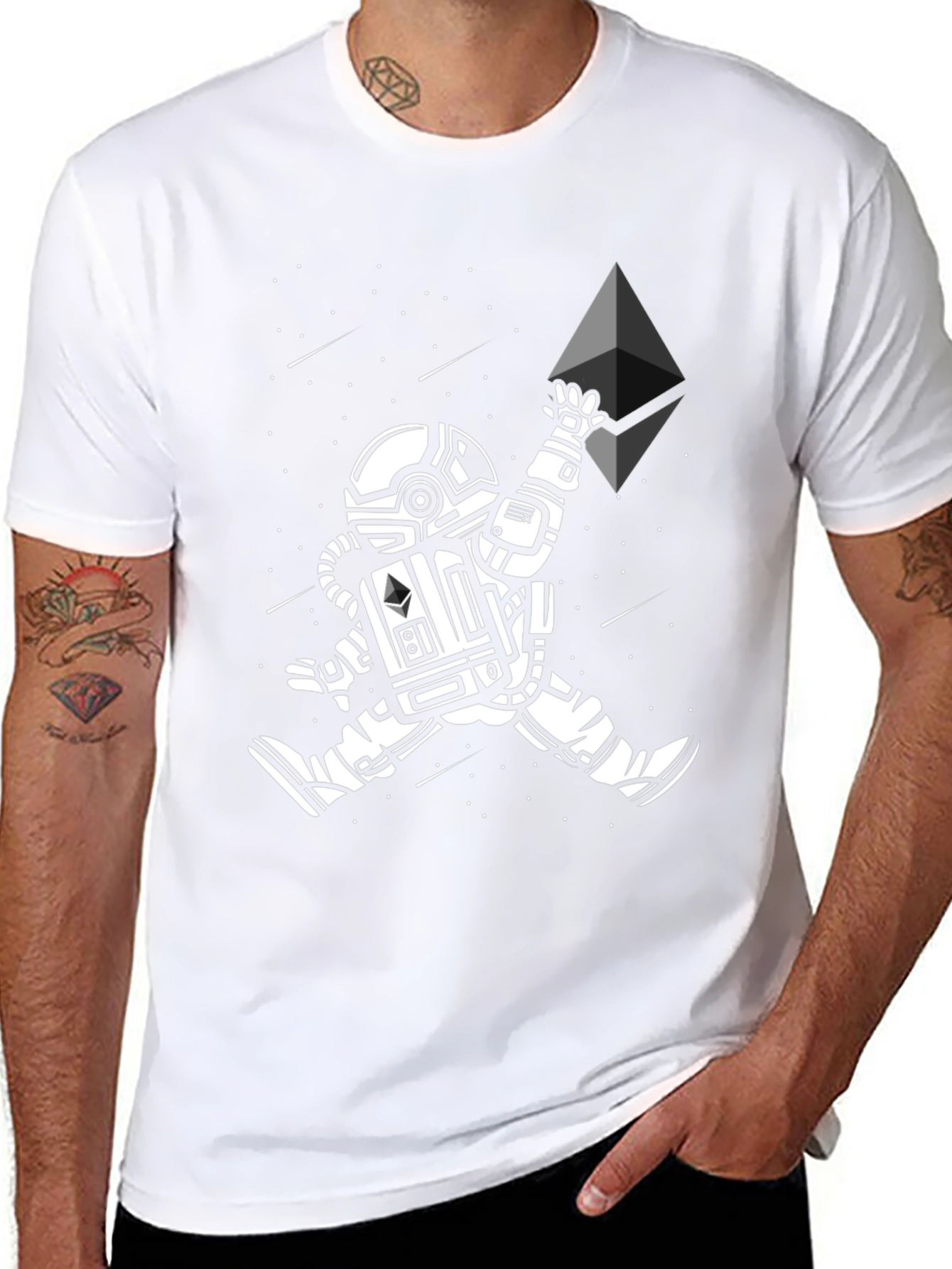 Astronaut Ethereum Graphic Tee