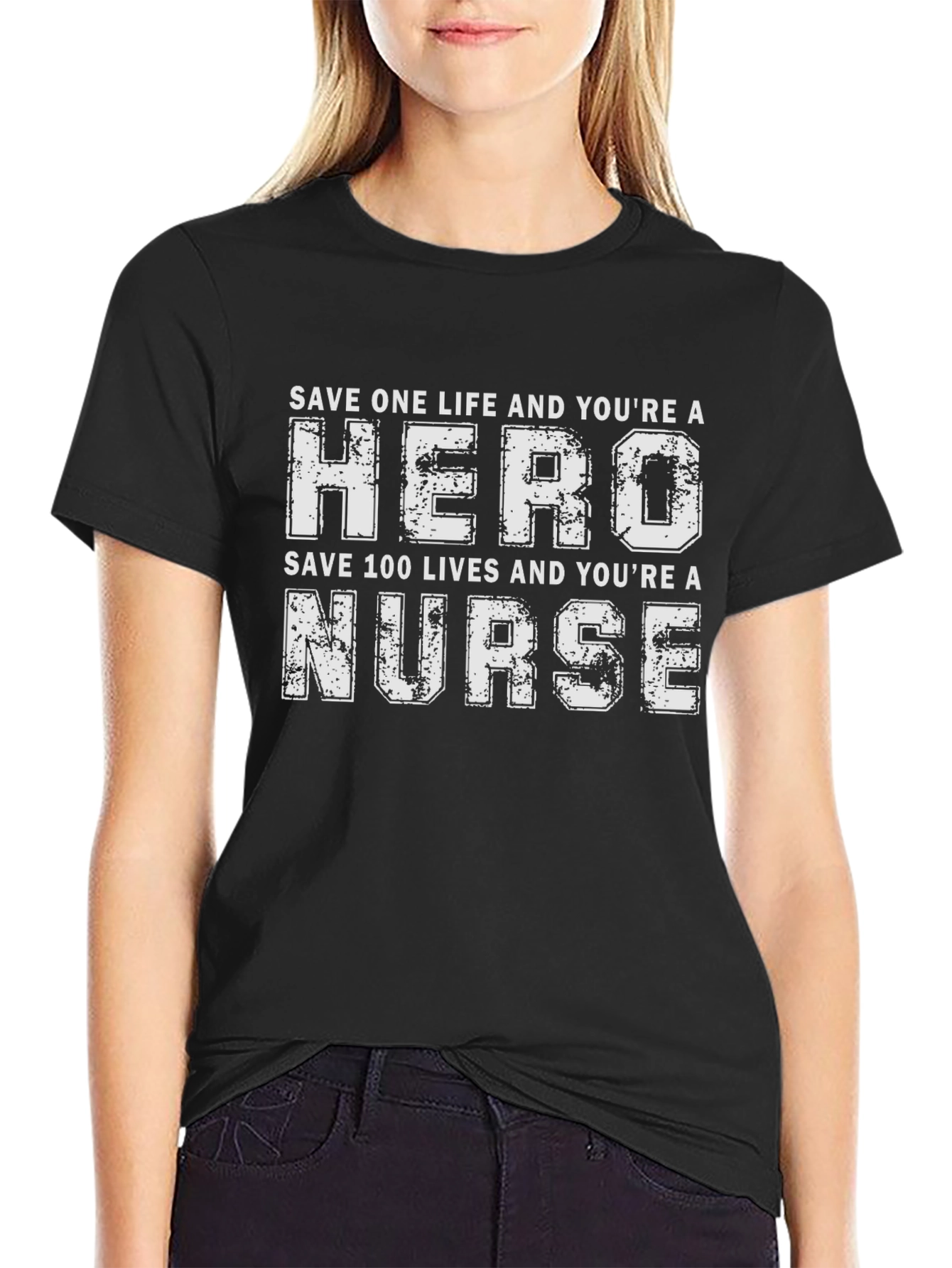 Nurse Hero Graphic T-Shirt