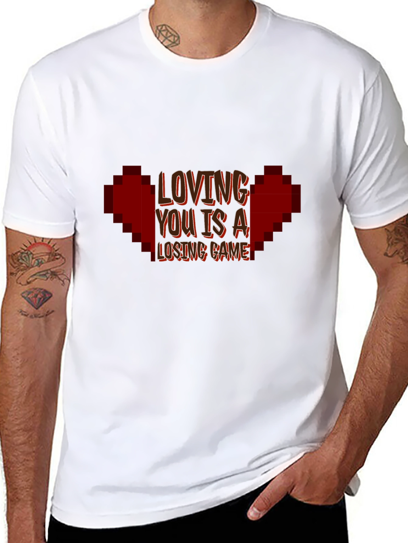 Loving You Is A Losing Game Graphic Tee