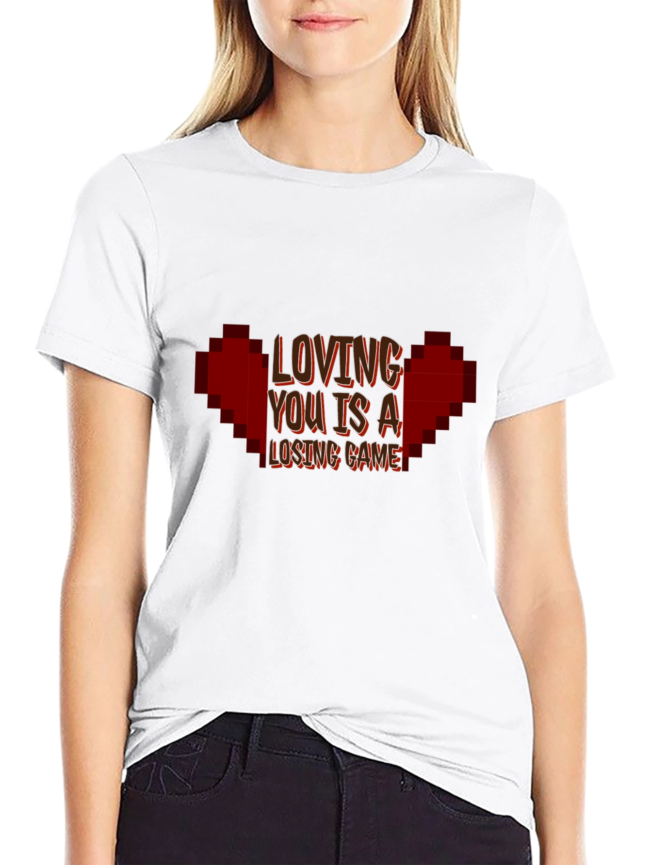 Loving You Is A Losing Game Graphic Tee