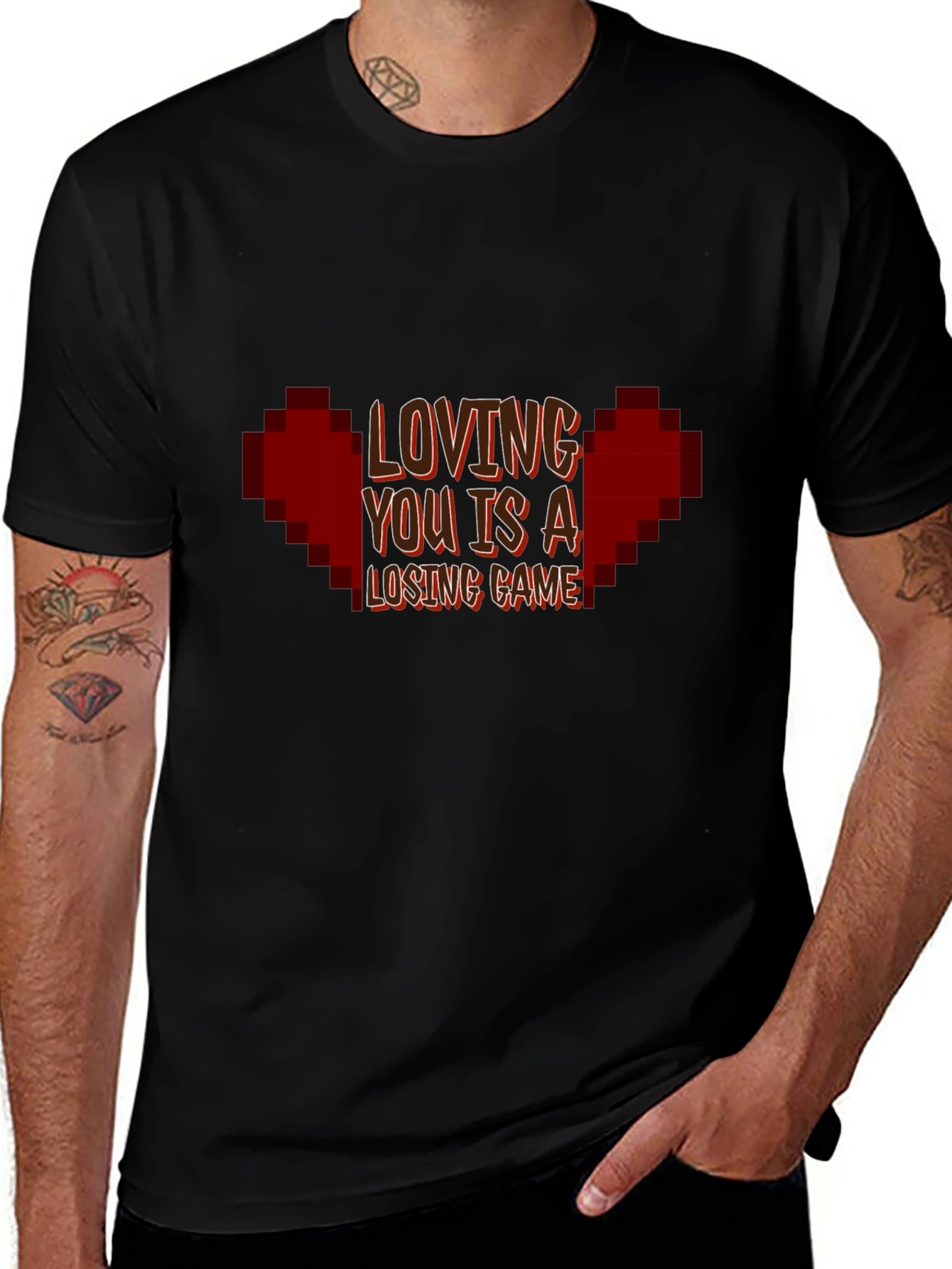 Loving You Is A Losing Game Graphic Tee