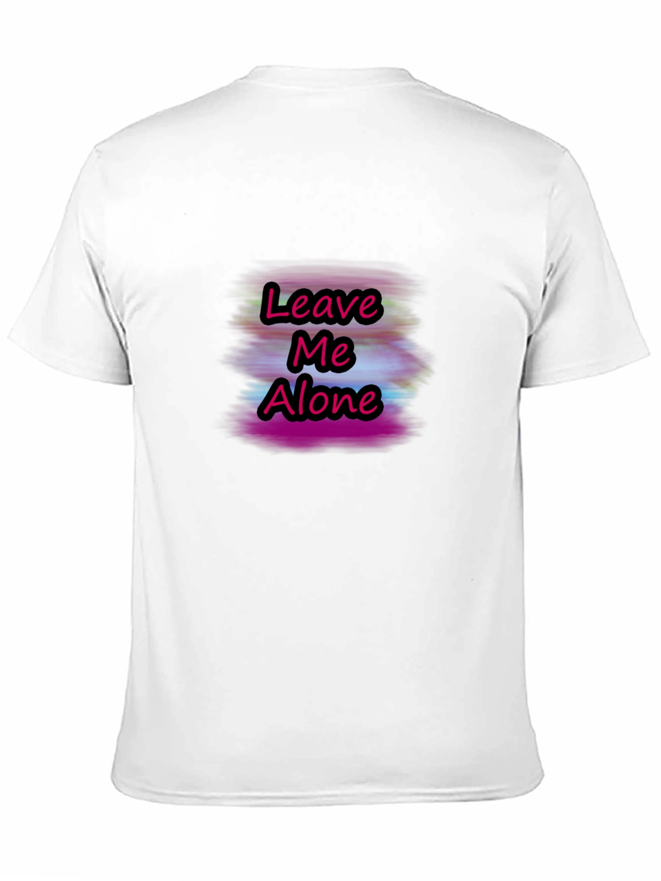 Leave Me Alone Graphic T-Shirt - Black