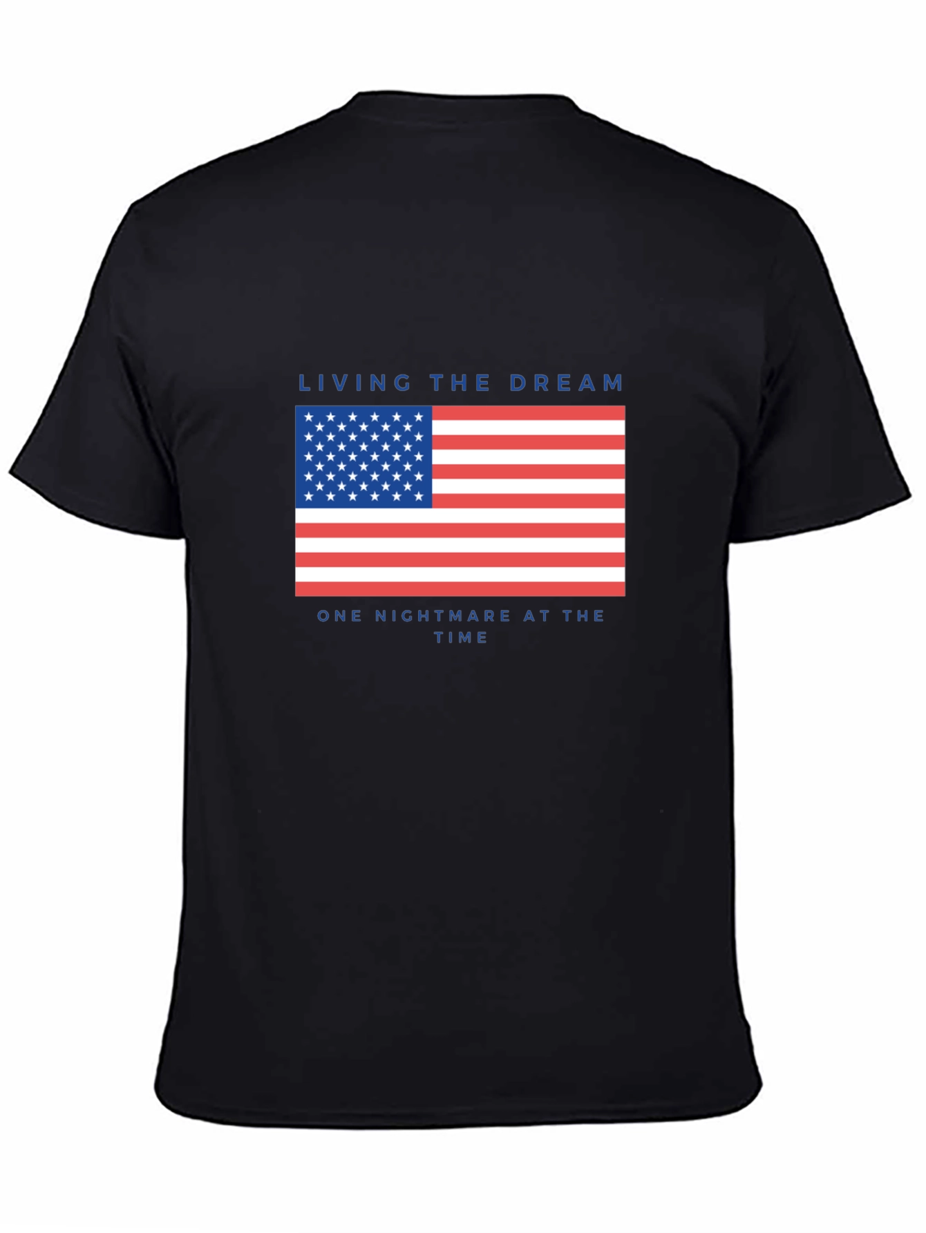 Living the Dream USA Flag Graphic T-Shirt