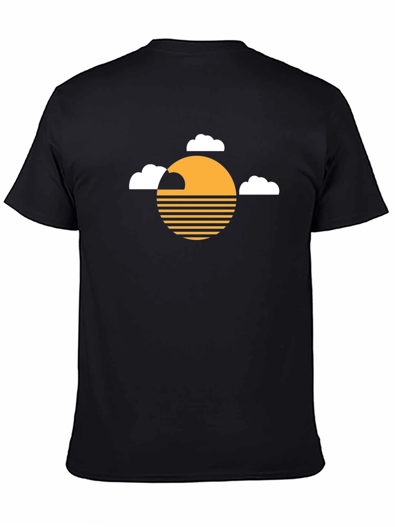 Sunset Cloud Graphic Tee - Modern Design