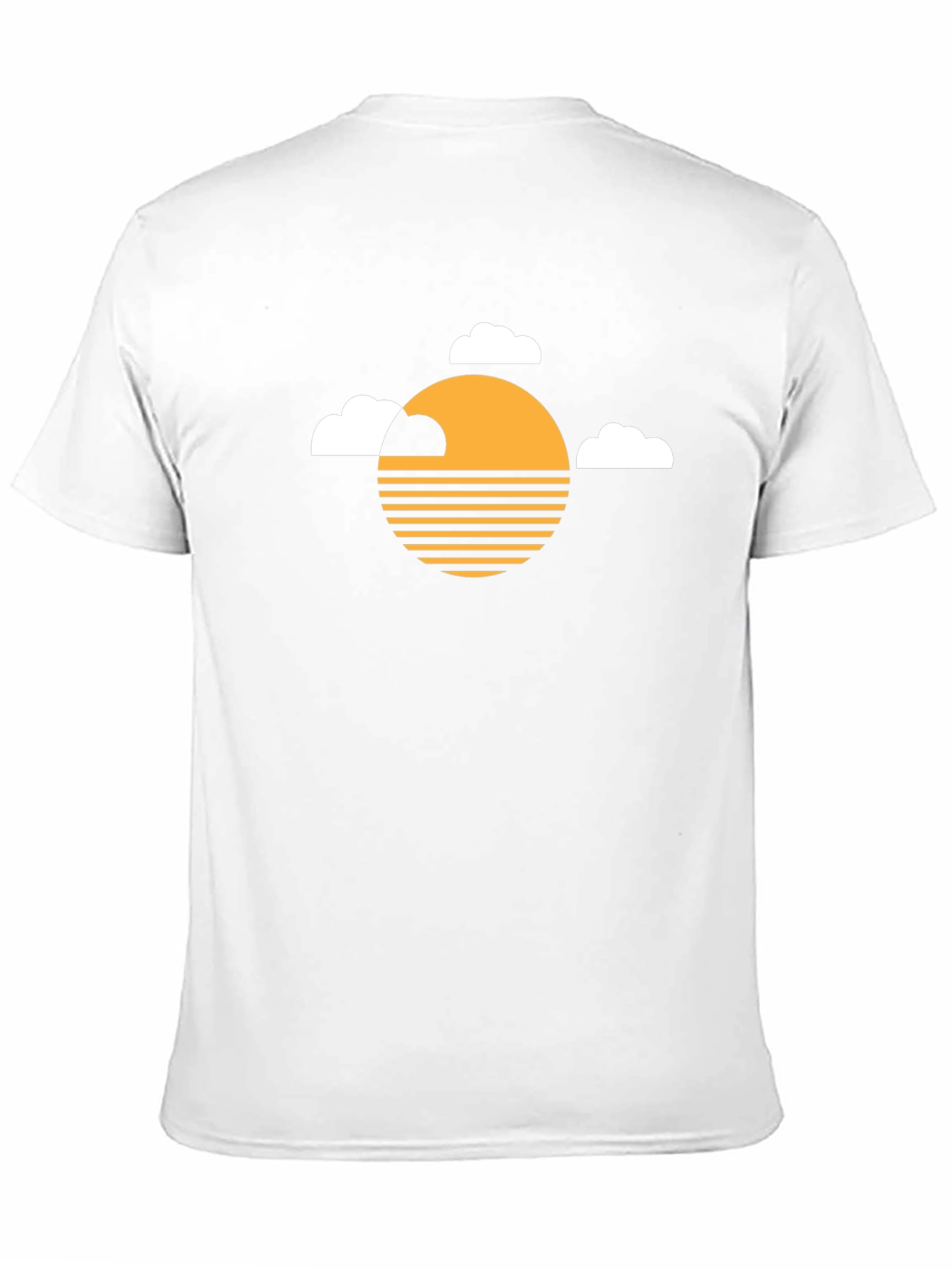 Sunset Cloud Graphic Tee - Modern Design