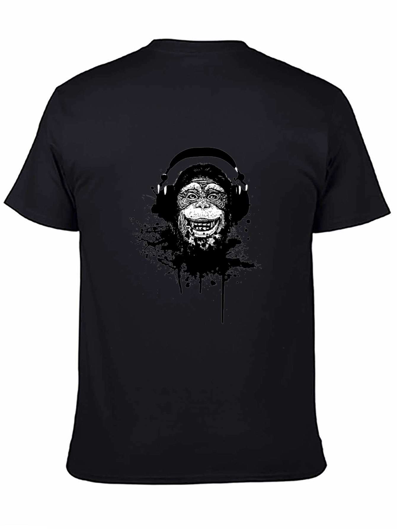 Monkey DJ Graphic T-Shirt - Cool Design