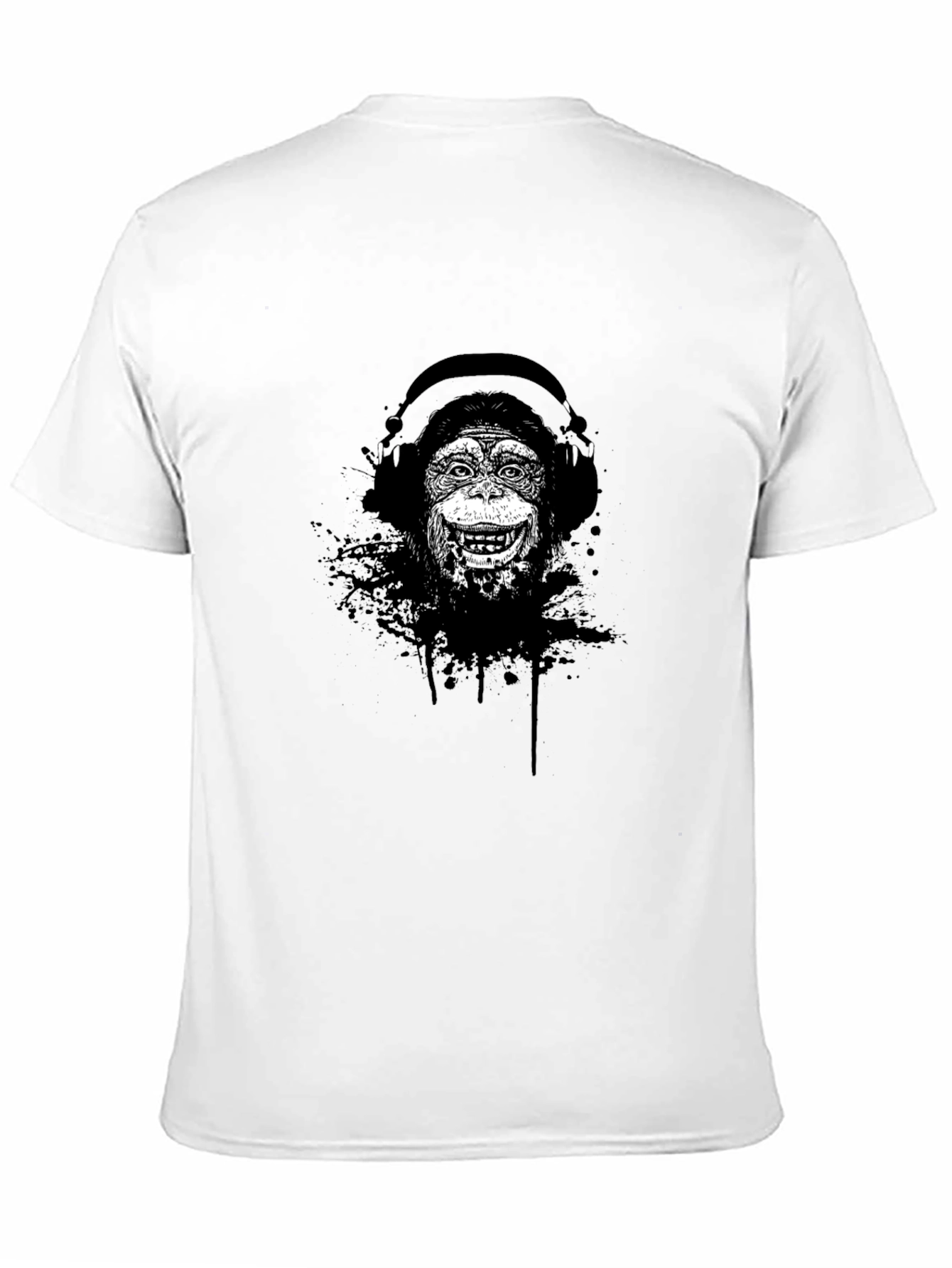Monkey DJ Graphic T-Shirt - Cool Design