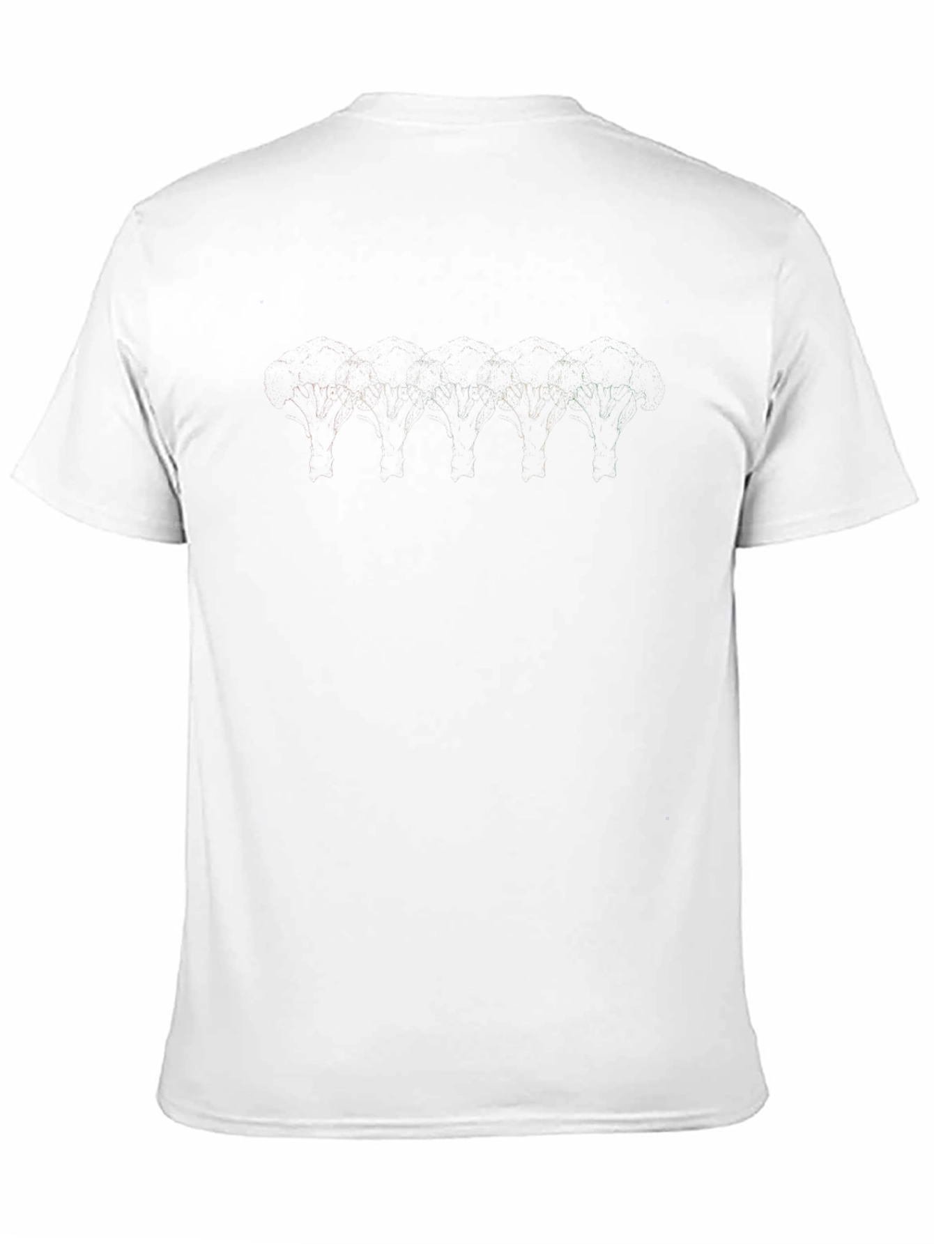 Black Graphic Tee - Abstract Tree Line Design