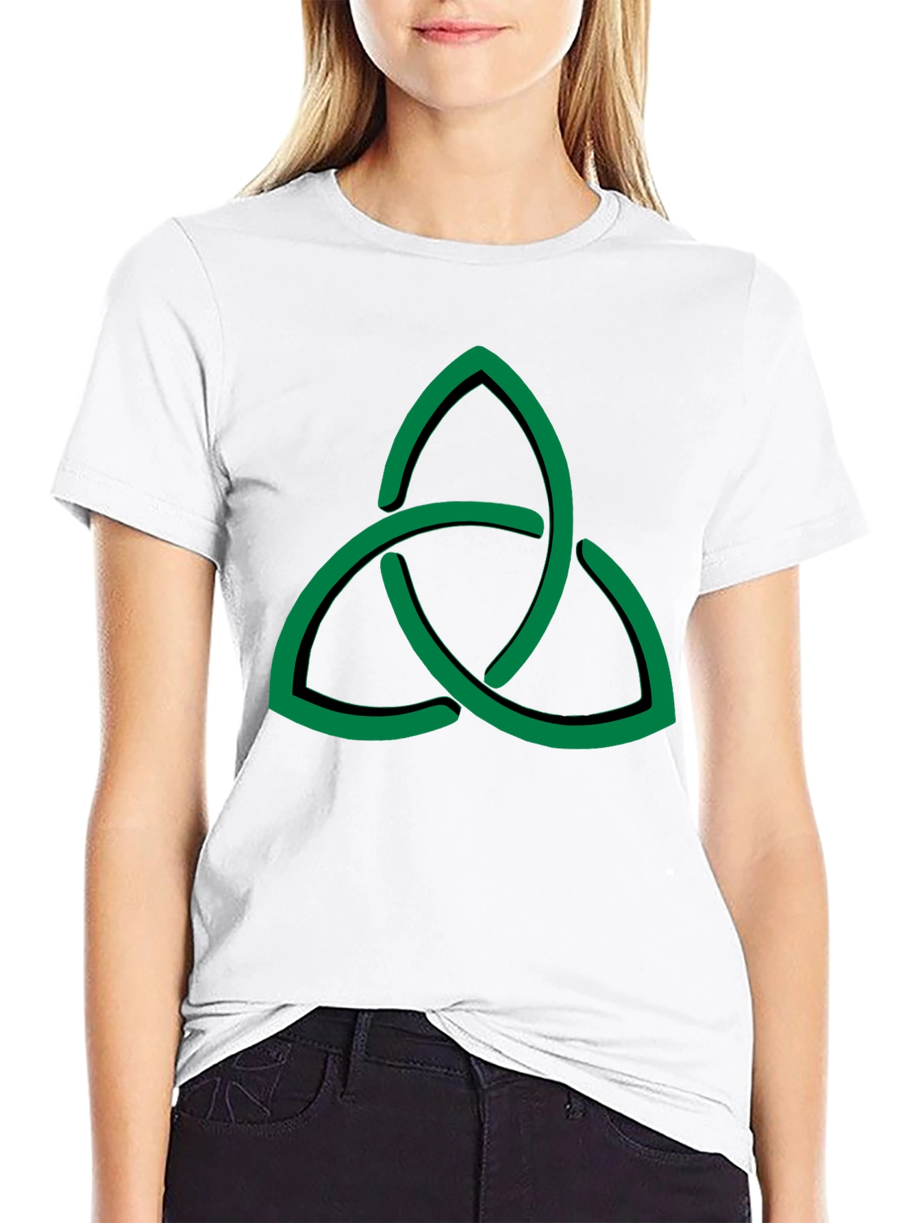 Celtic Knot Graphic T-Shirt - Black