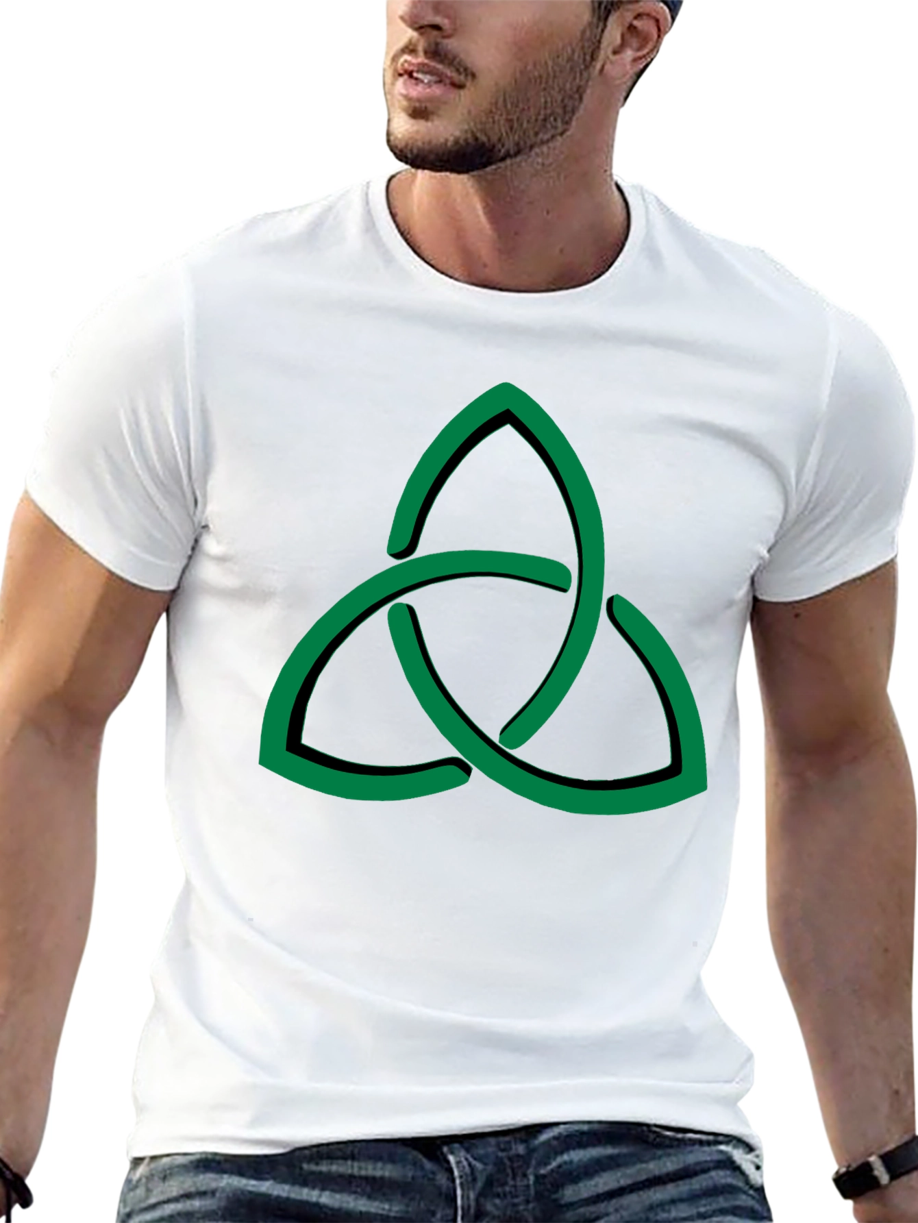 Celtic Knot Graphic T-Shirt - Black