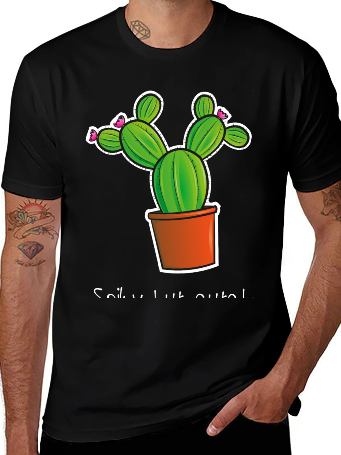 Spiky But Cute Cactus T-Shirt