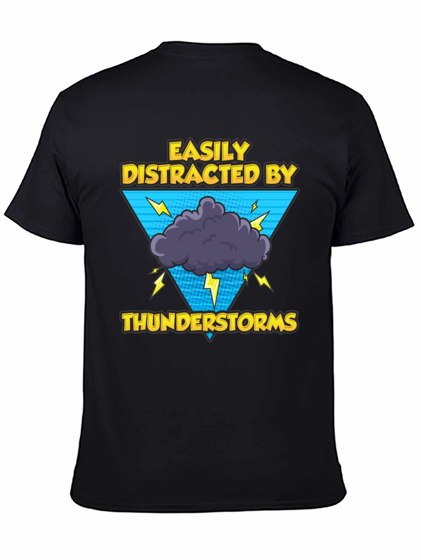 Easily Distracted by Thunderstorms Graphic Tee