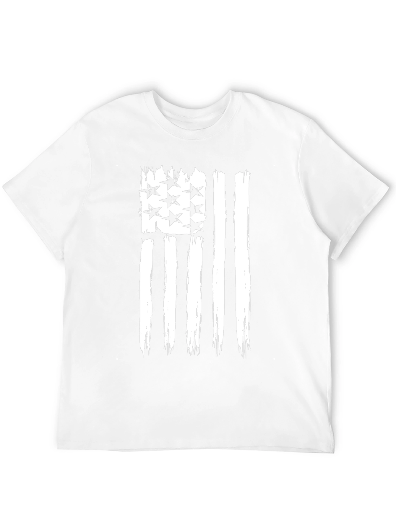 American Flag Distressed Graphic T-Shirt