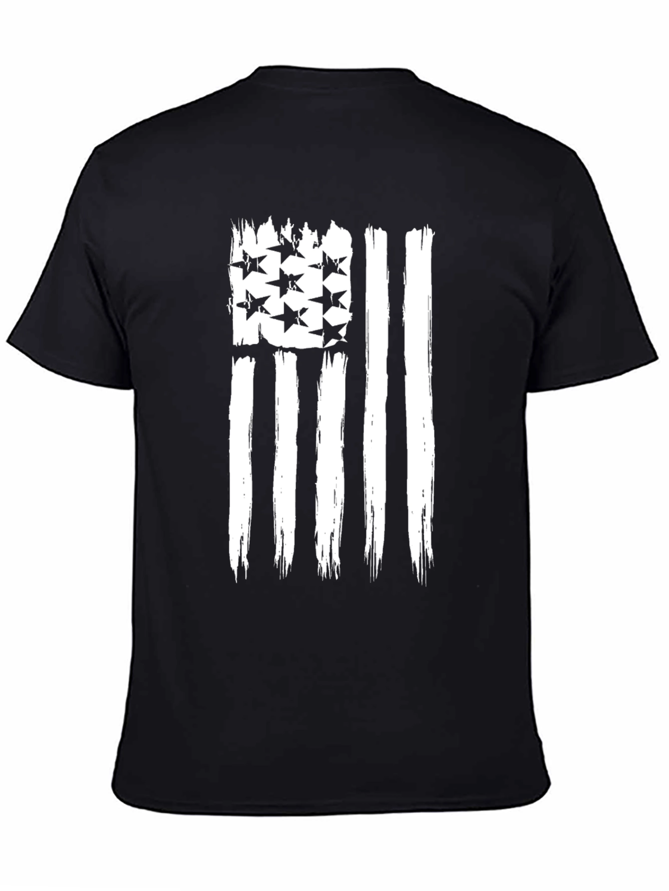 American Flag Distressed Graphic T-Shirt