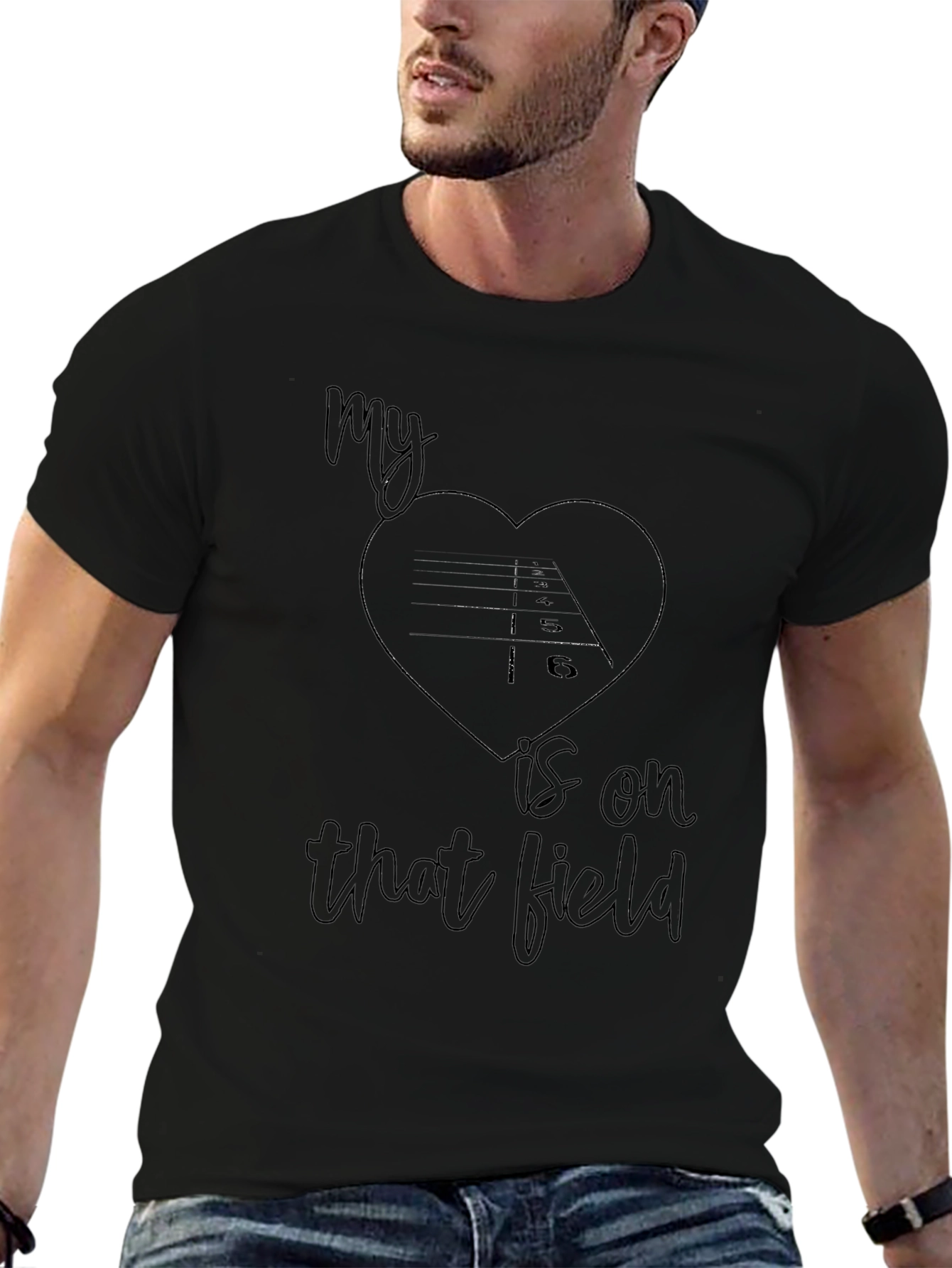 My Heart is on That Field T-Shirt