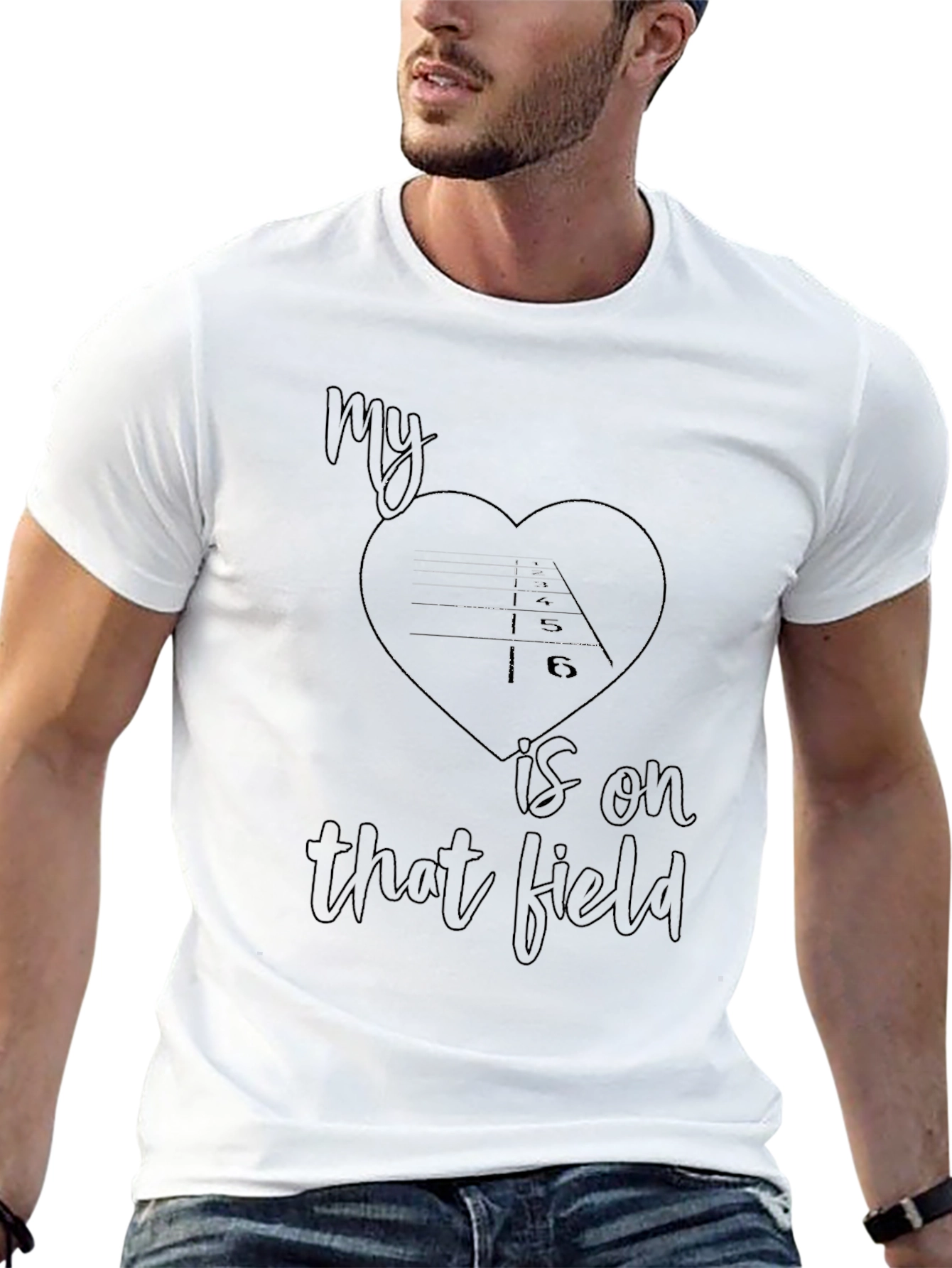 My Heart is on That Field T-Shirt